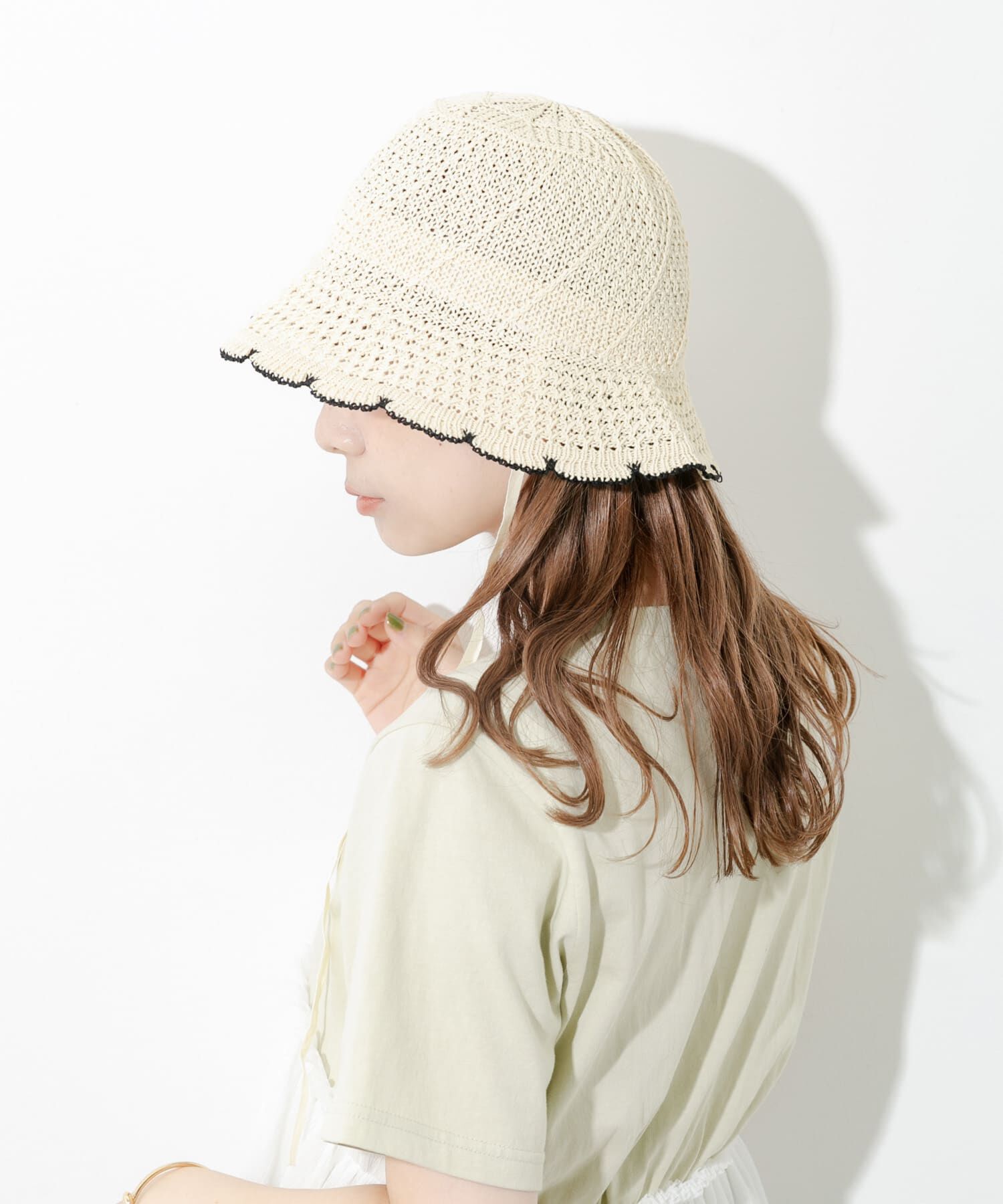 SMELLY「スカラップチューリップハット」|ハット|