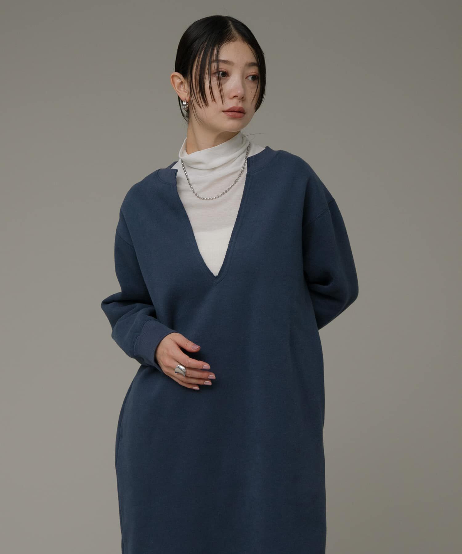 Sonny Label 「Vネックスウェットワンピース」|ワンピース|