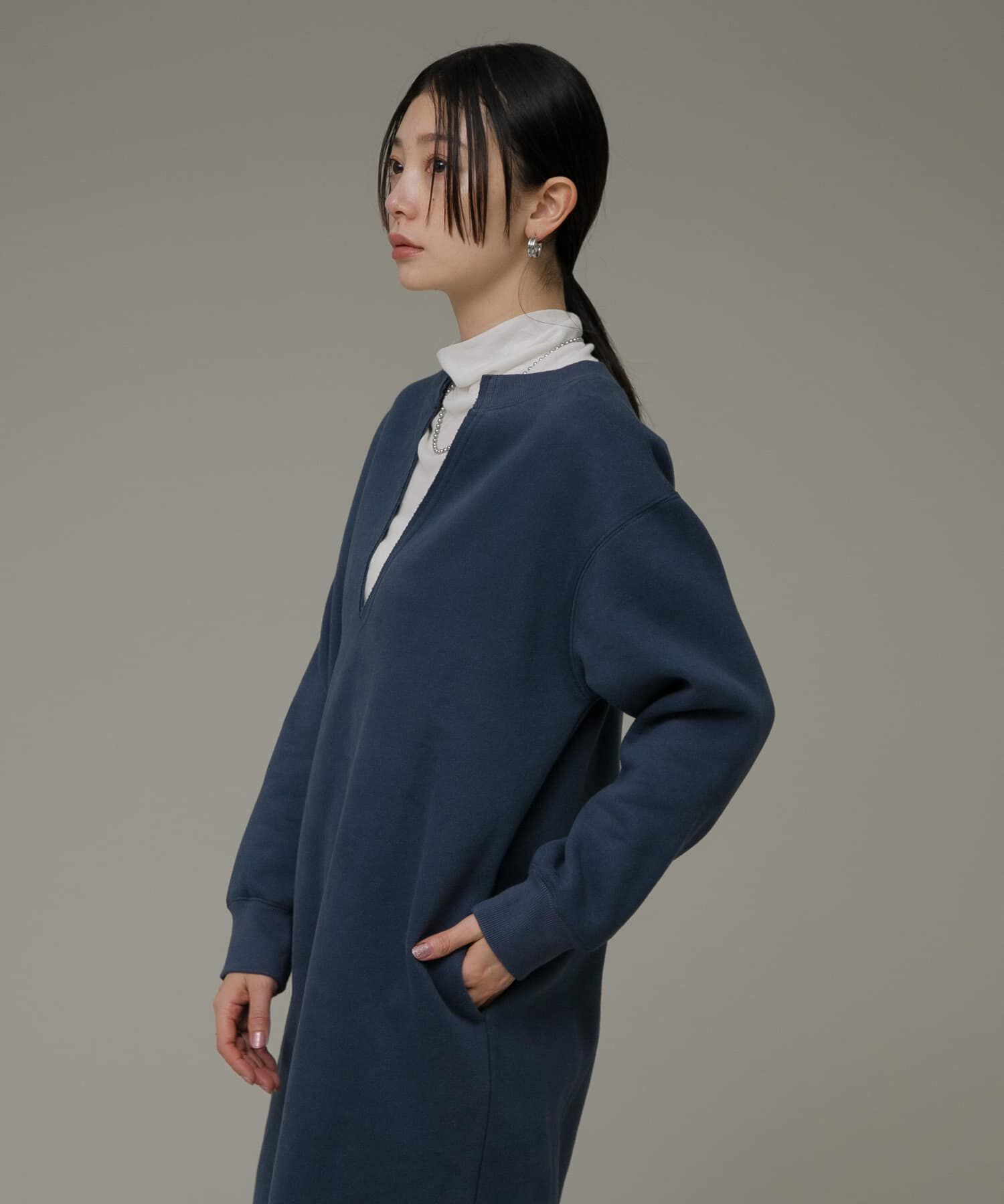 Sonny Label 「Vネックスウェットワンピース」|ワンピース|