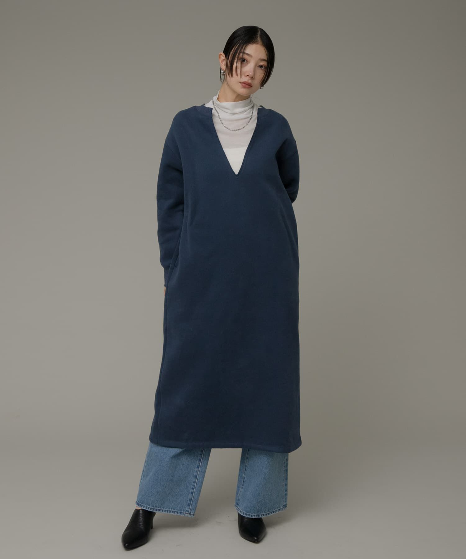 Sonny Label 「Vネックスウェットワンピース」|ワンピース|