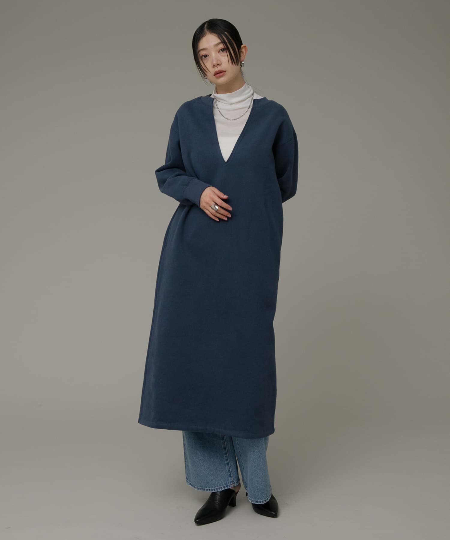 Sonny Label 「Vネックスウェットワンピース」|ワンピース|