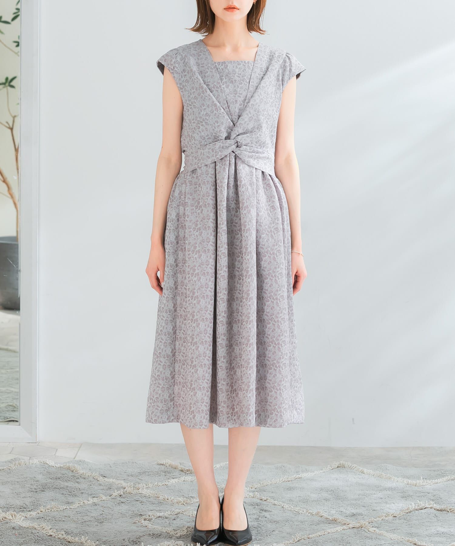 URBAN RESEARCH ROSSO「『別注』Chaco&times;ROSSO　ジャガード2WAYドレス」|ワンピース|