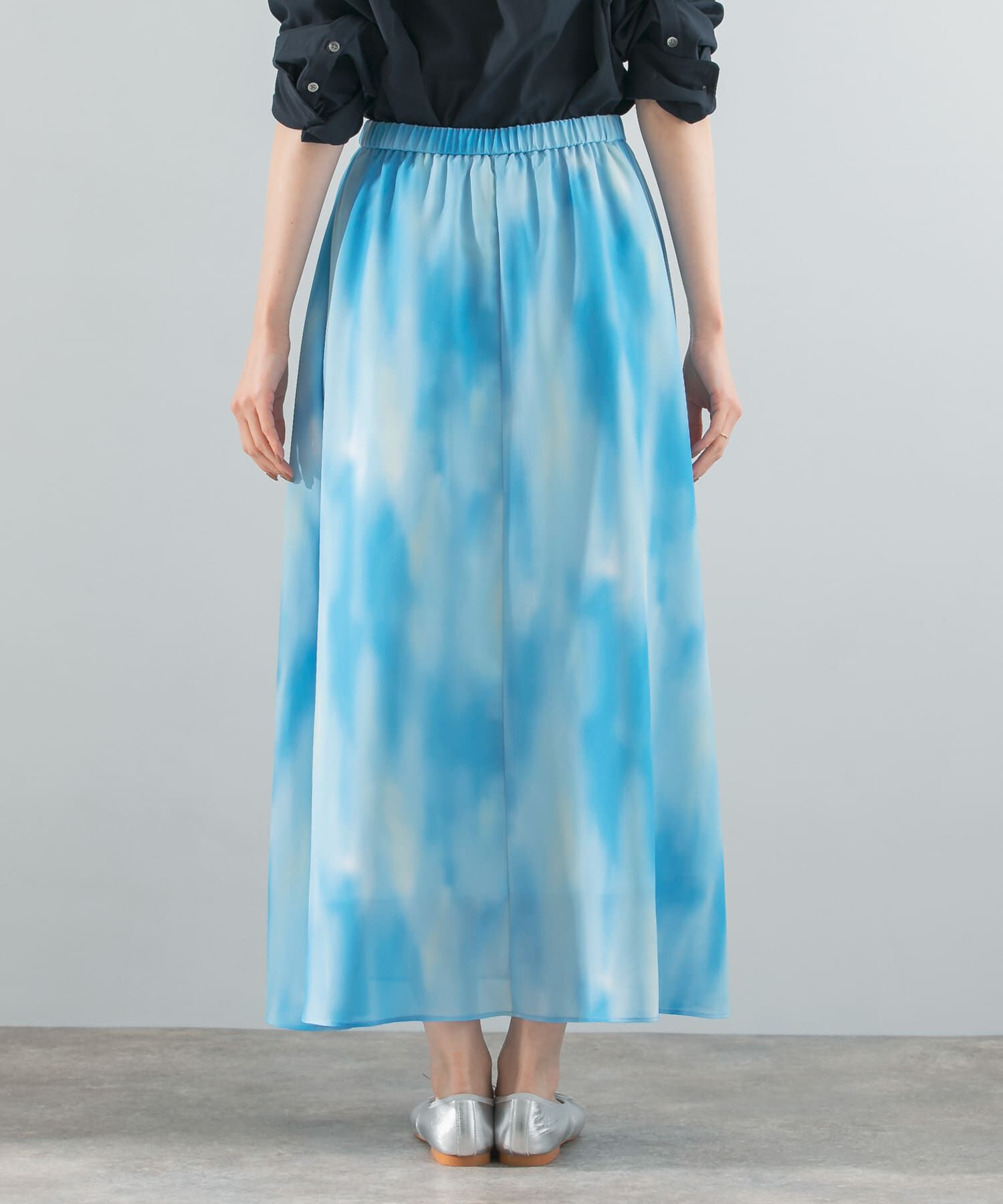 URBAN RESEARCH ROSSO「カラーグラデーションプリントスカート」|スカート|