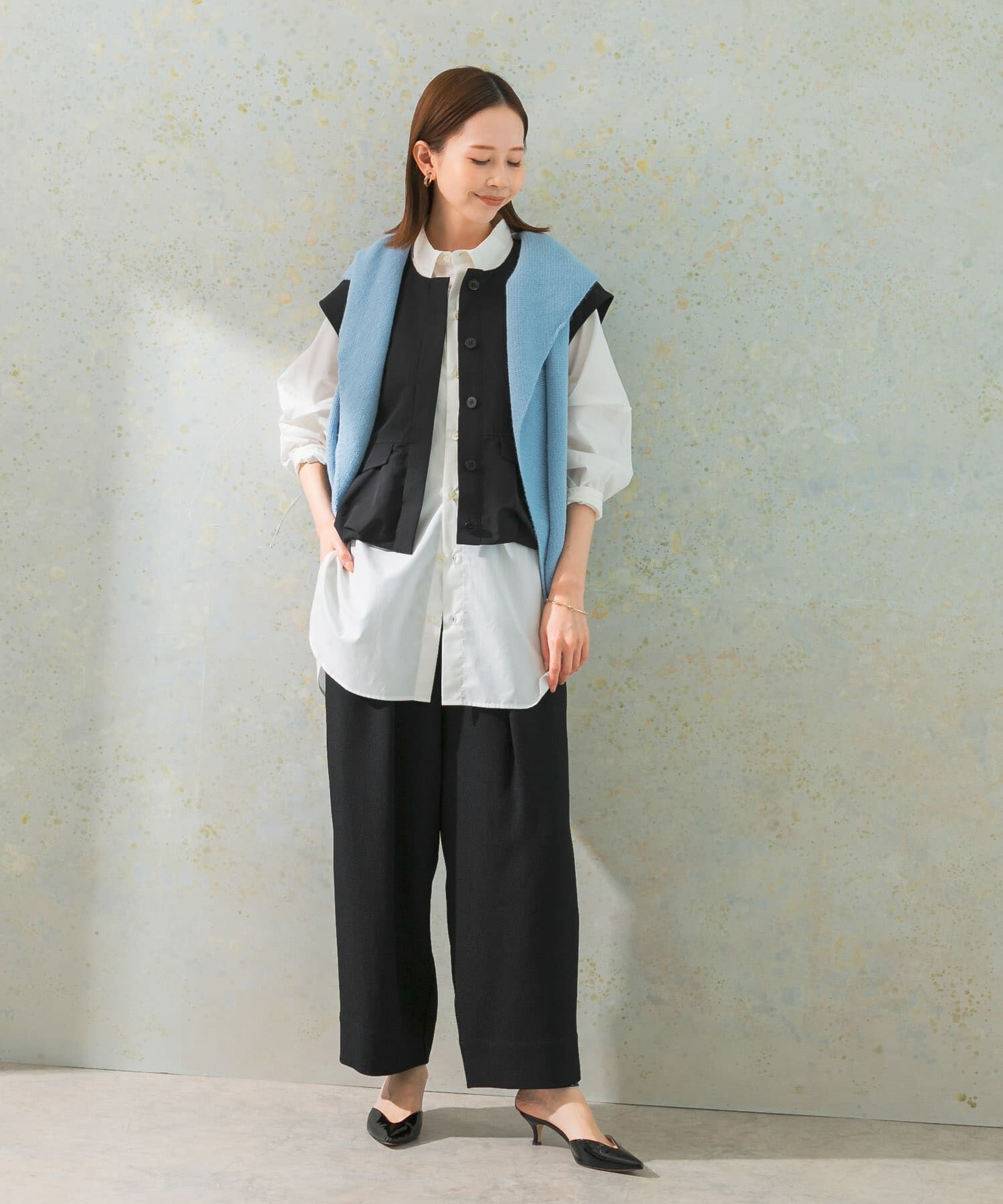 URBAN RESEARCH ROSSO「バルーンベスト」|ベスト・ジレ|