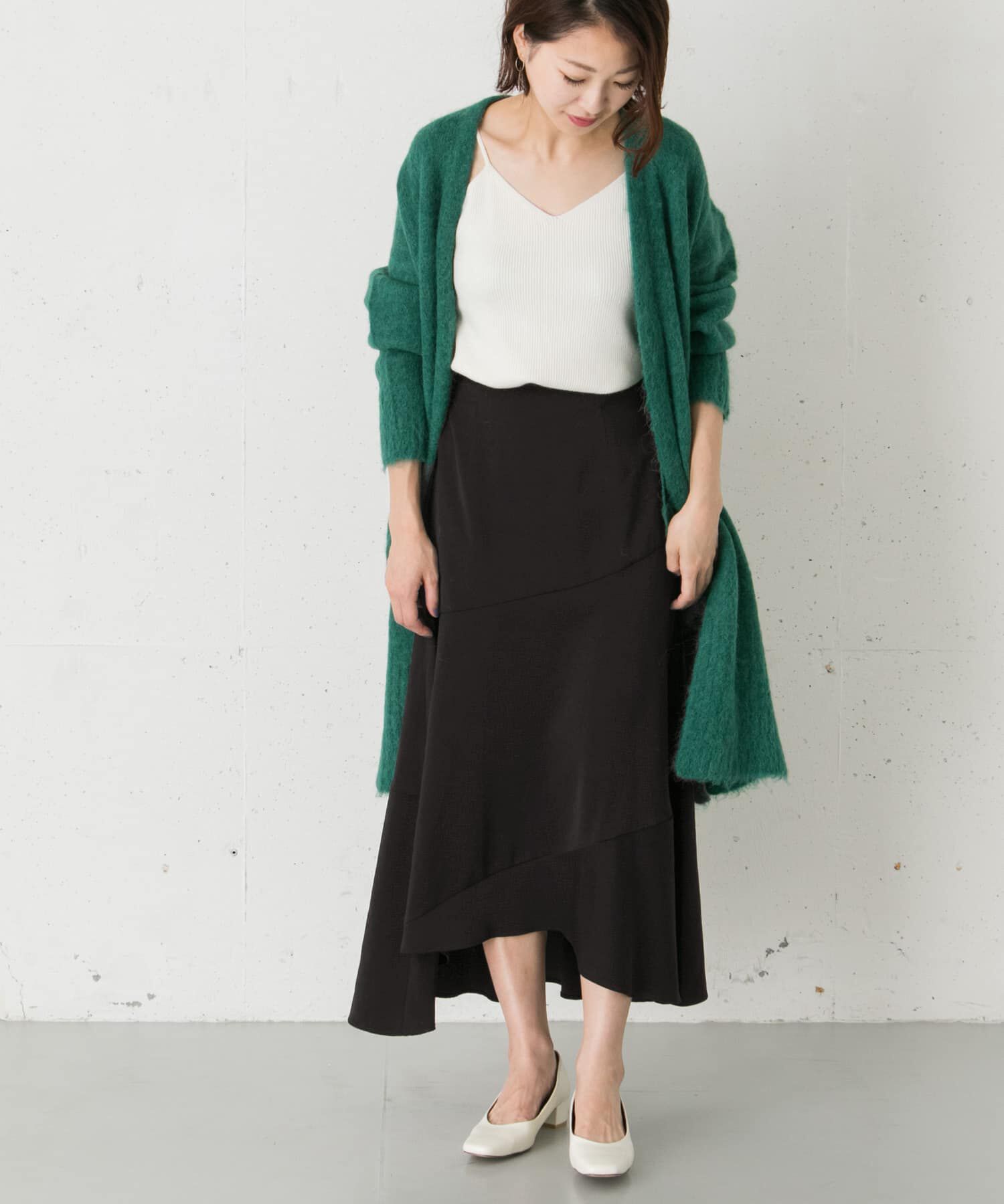 URBAN RESEARCH ROSSO「ヘムフレアマキシスカート&there4;」|スカート|