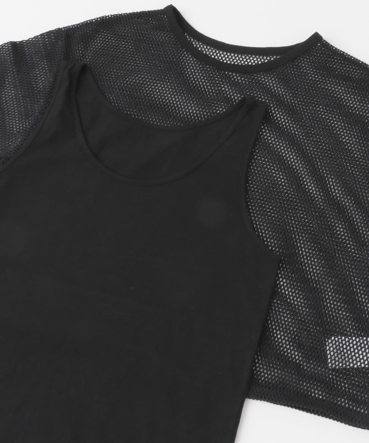 URBAN RESEARCH ROSSO「レイヤードメッシュカットソー」|Tシャツ・カットソー|