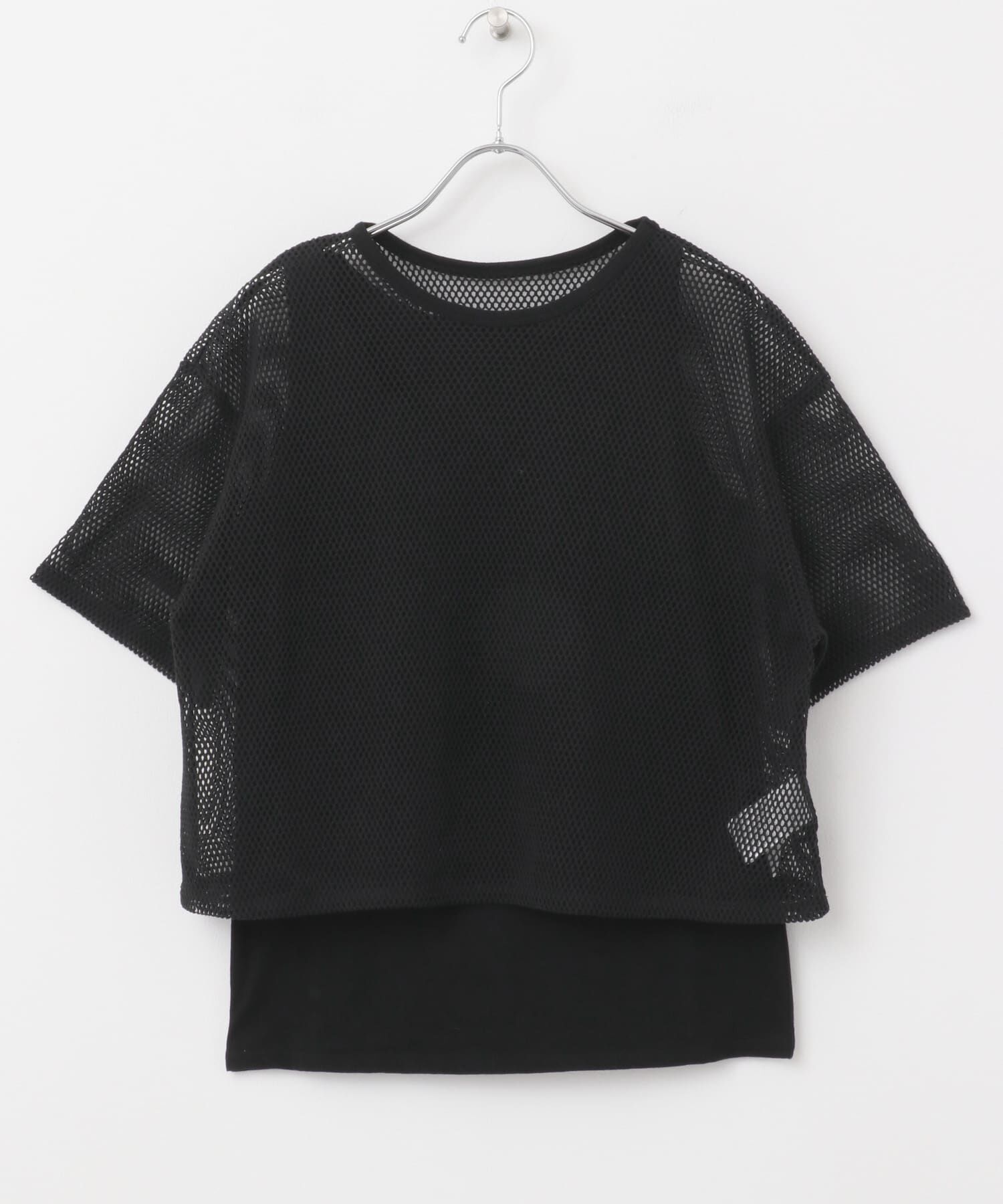 URBAN RESEARCH ROSSO「レイヤードメッシュカットソー」|Tシャツ・カットソー|