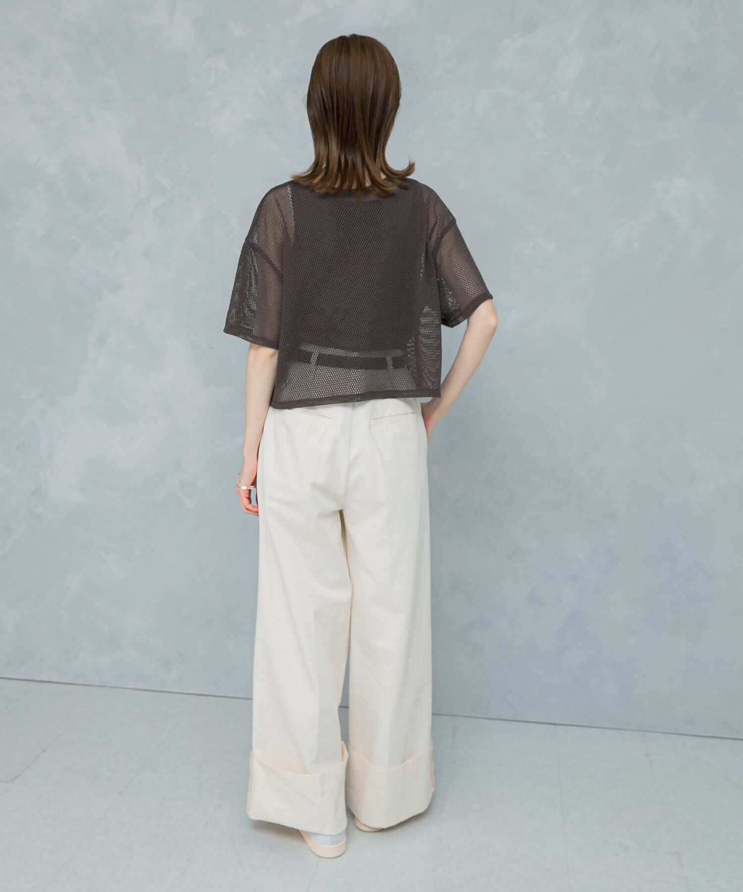 URBAN RESEARCH ROSSO「レイヤードメッシュカットソー」|Tシャツ・カットソー|