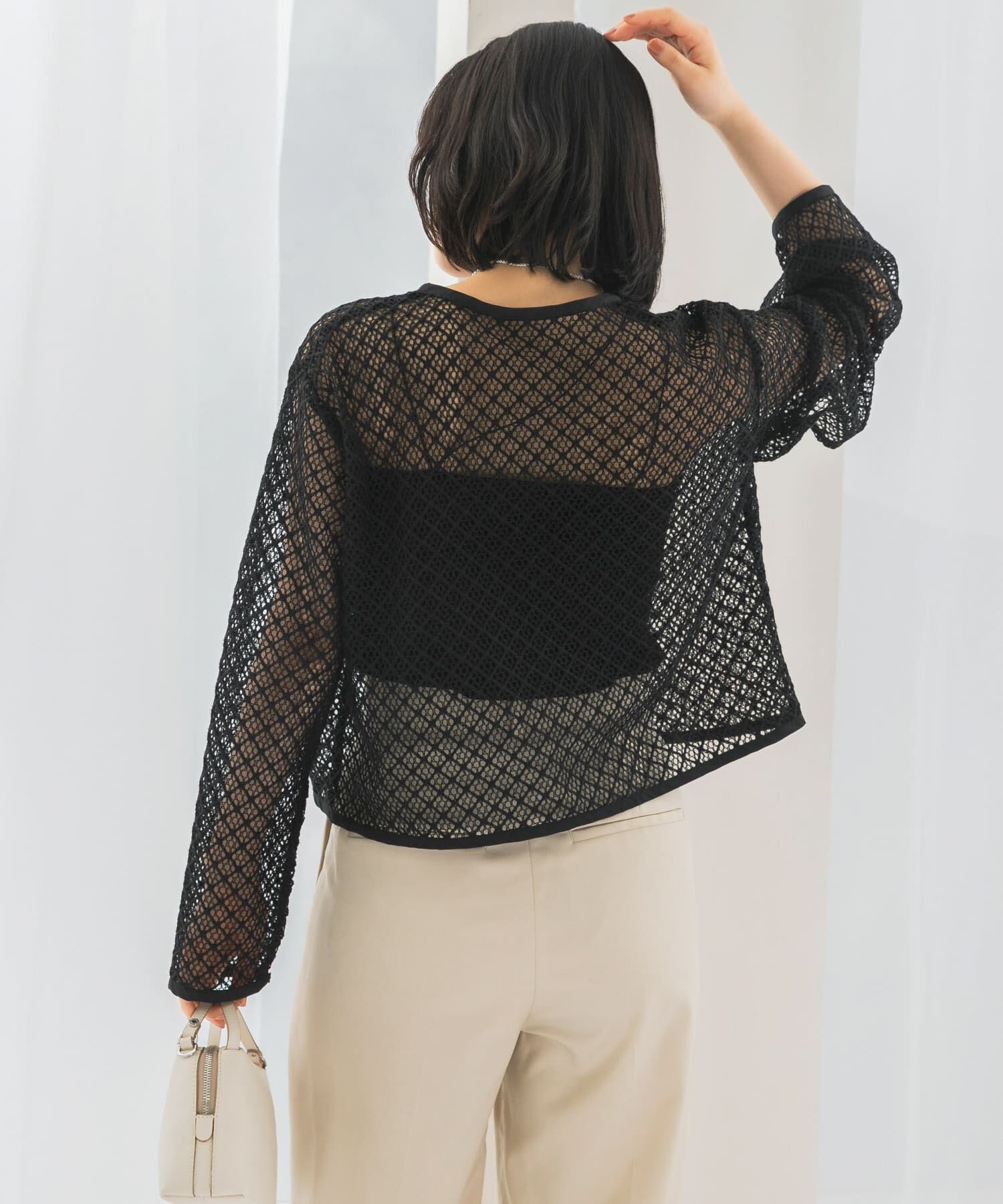 URBAN RESEARCH ROSSO「メッシュレーストップス」|その他|