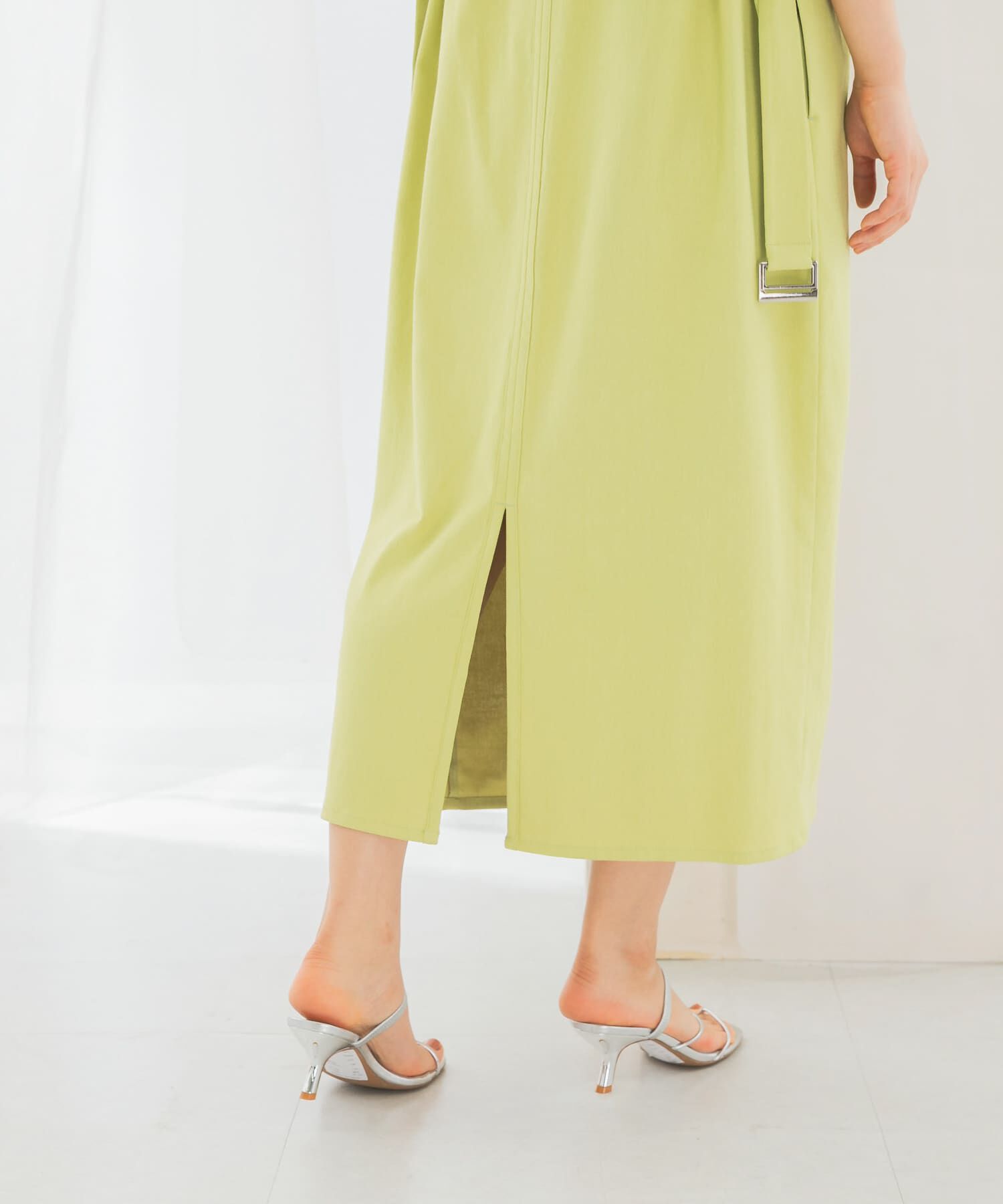 URBAN RESEARCH ROSSO「接触冷感リネン混ストレートワンピース」|ワンピース|