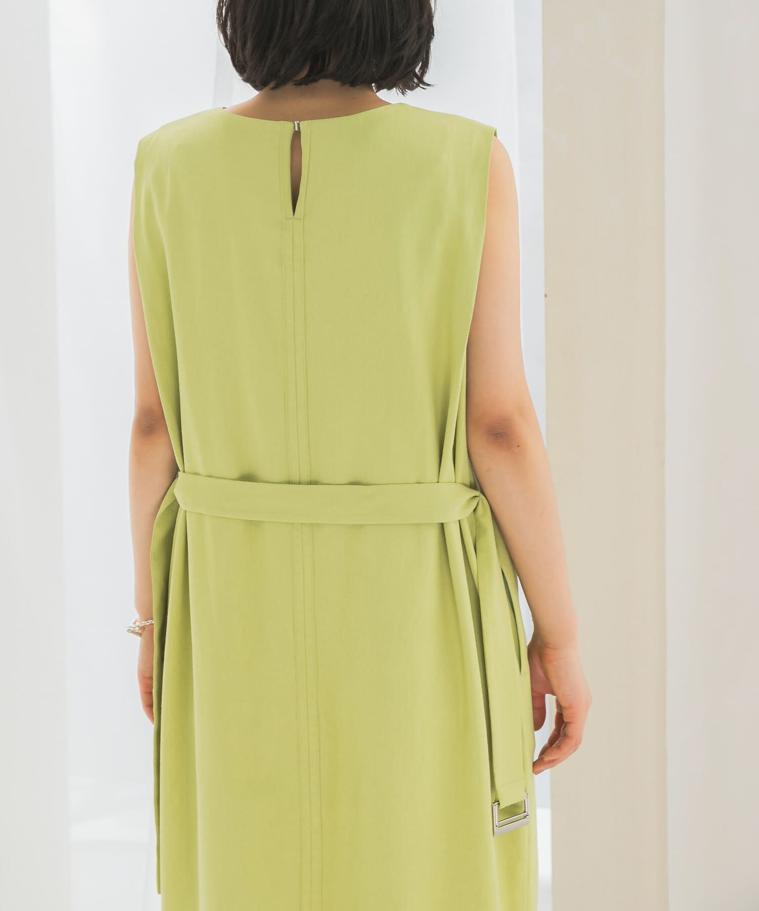 URBAN RESEARCH ROSSO「接触冷感リネン混ストレートワンピース」|ワンピース|