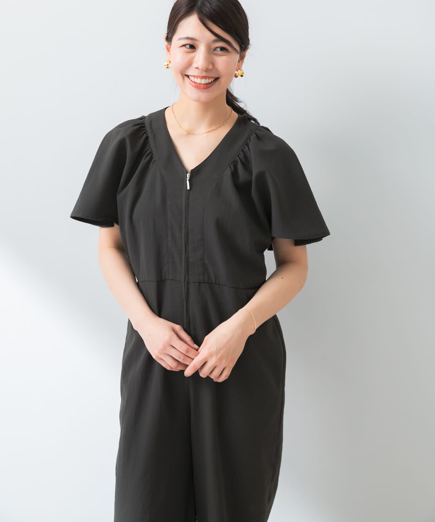 URBAN RESEARCH ROSSO「F by ROSSO　フレアスリーブオールインワン」|スカート|