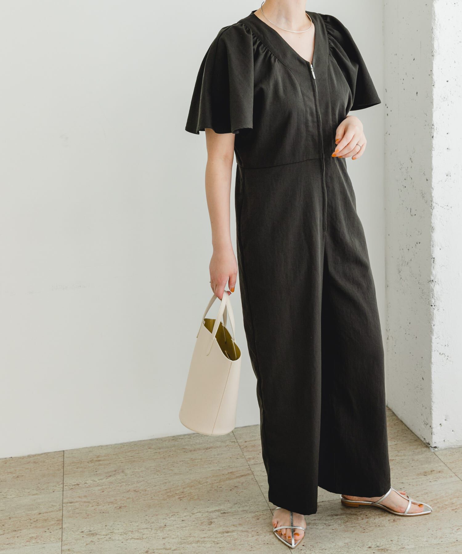 URBAN RESEARCH ROSSO「F by ROSSO　フレアスリーブオールインワン」|スカート|