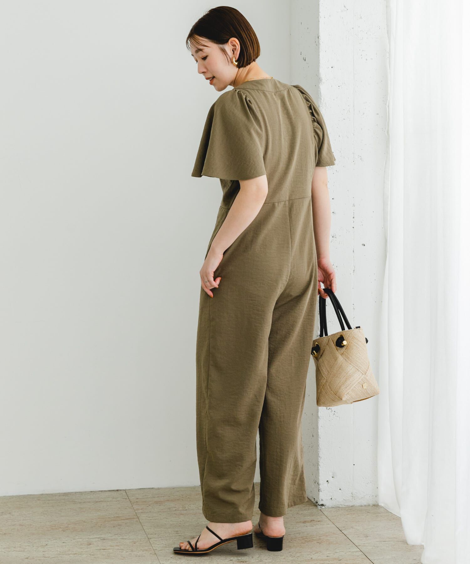 URBAN RESEARCH ROSSO「F by ROSSO　フレアスリーブオールインワン」|スカート|