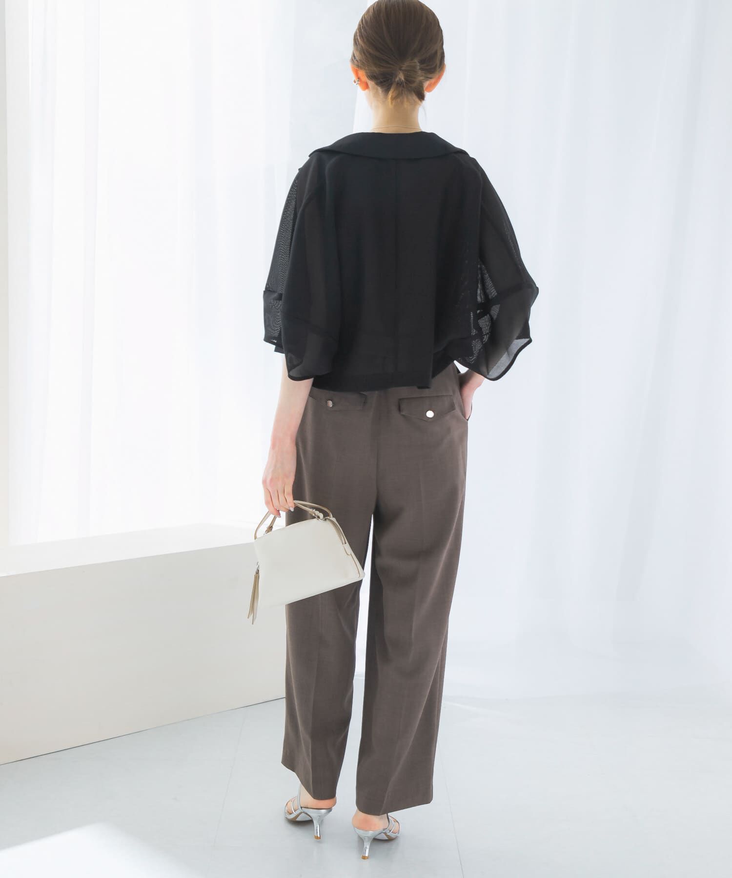 URBAN RESEARCH ROSSO「ベルト付サマーツイードオールインワン」|スカート|