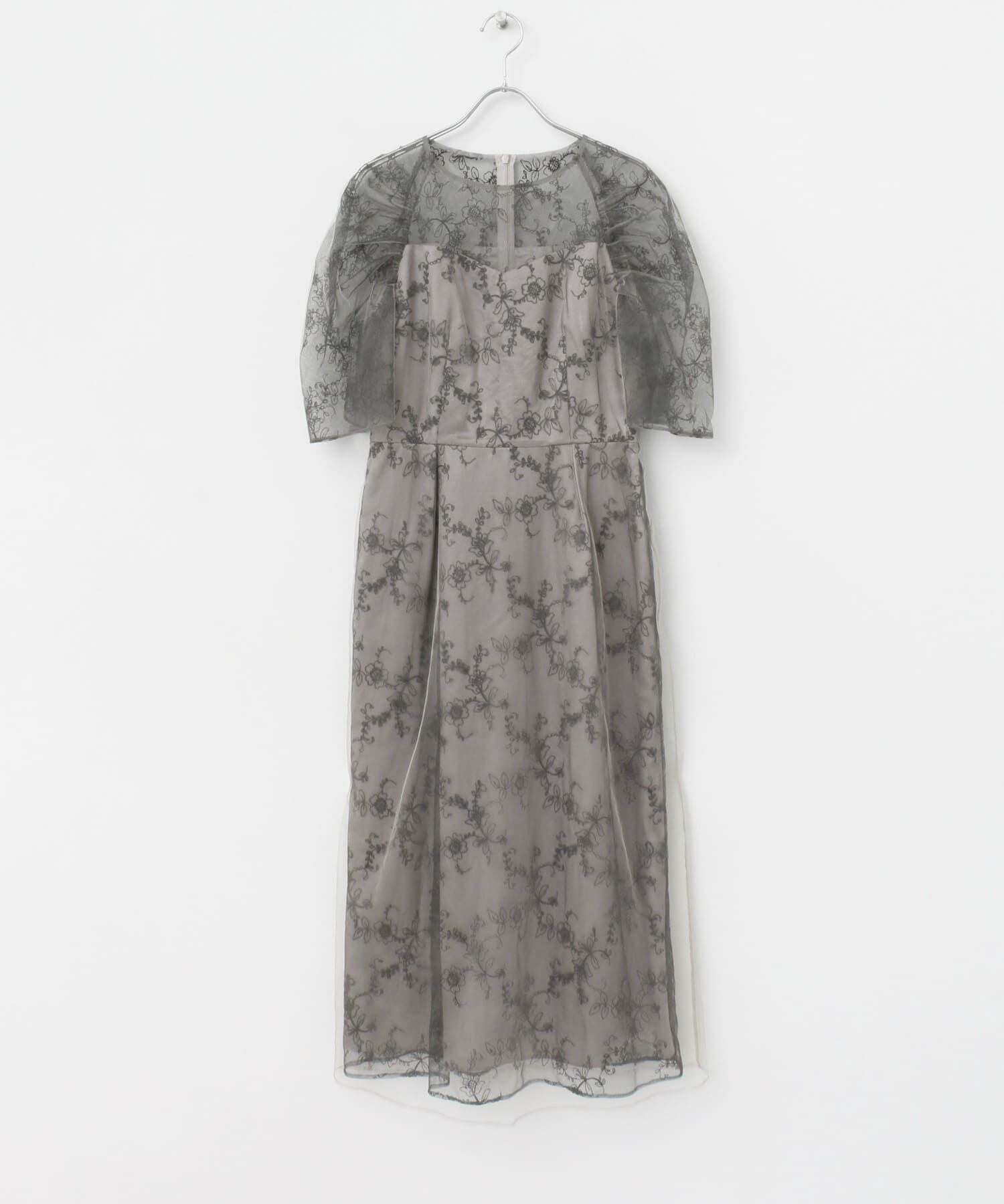 URBAN RESEARCH ROSSO「kaene　ボリュームスリーブレースドレス」|ワンピース|