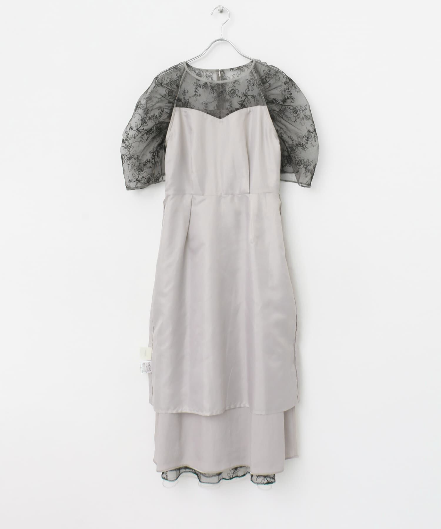 URBAN RESEARCH ROSSO「kaene　ボリュームスリーブレースドレス」|ワンピース|