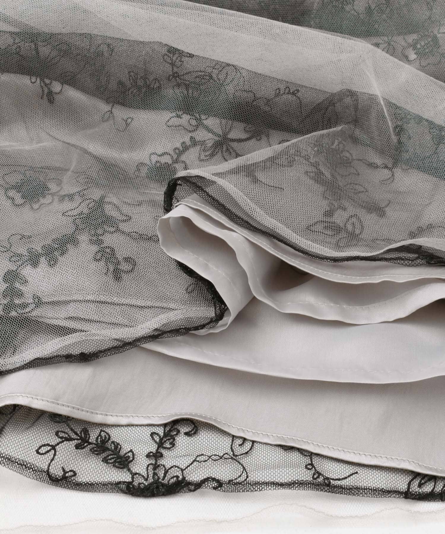 URBAN RESEARCH ROSSO「kaene　ボリュームスリーブレースドレス」|ワンピース|