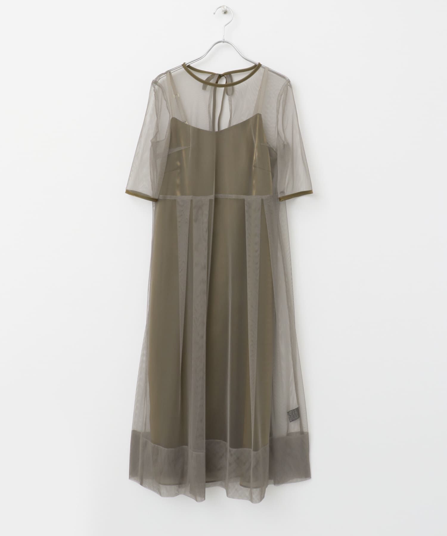 URBAN RESEARCH ROSSO「kaene　シャンブレーキャミドッキングドレス(lo)」|ワンピース|