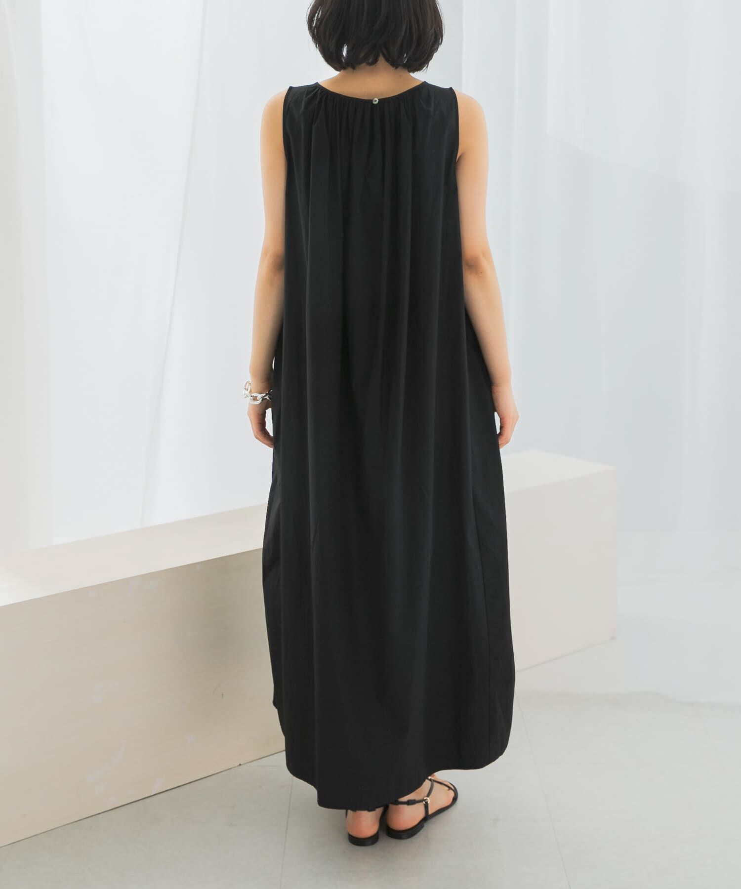 URBAN RESEARCH ROSSO「le　RELAXED FIT SHIRRING DRESS」|ワンピース|