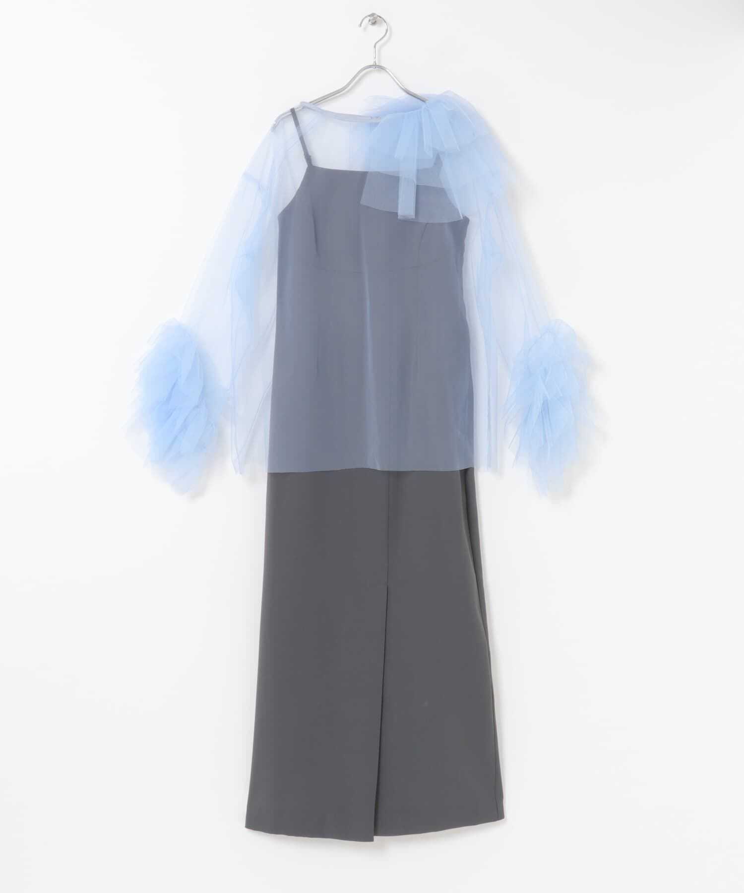 URBAN RESEARCH ROSSO「ANDRESD　blooming tulle dress」|ワンピース|