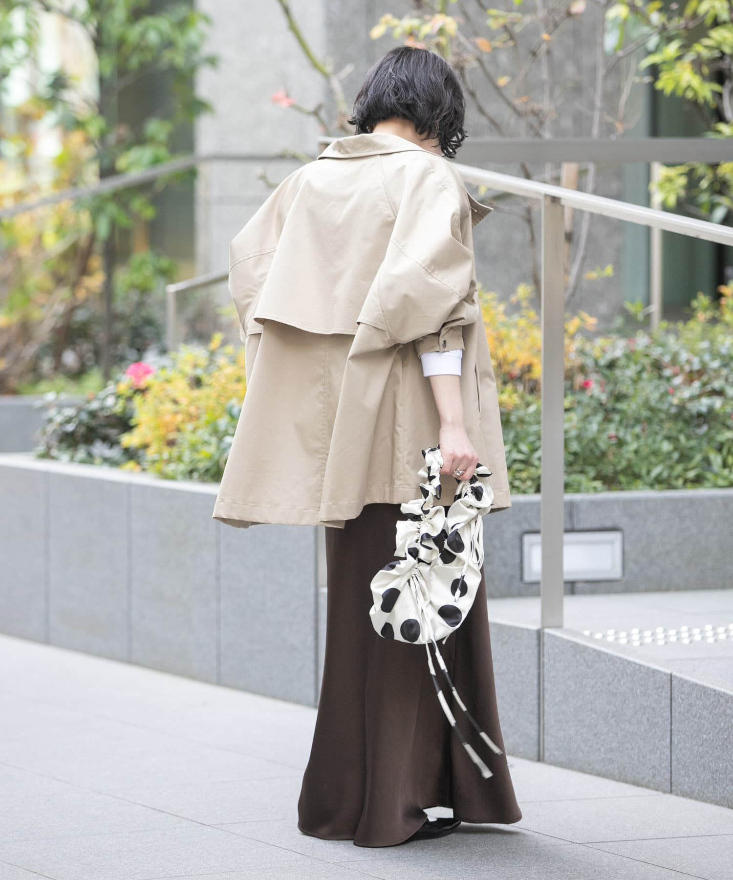 URBAN RESEARCH「スタンドカラーミドル丈トレンチコート」|トレンチコート|