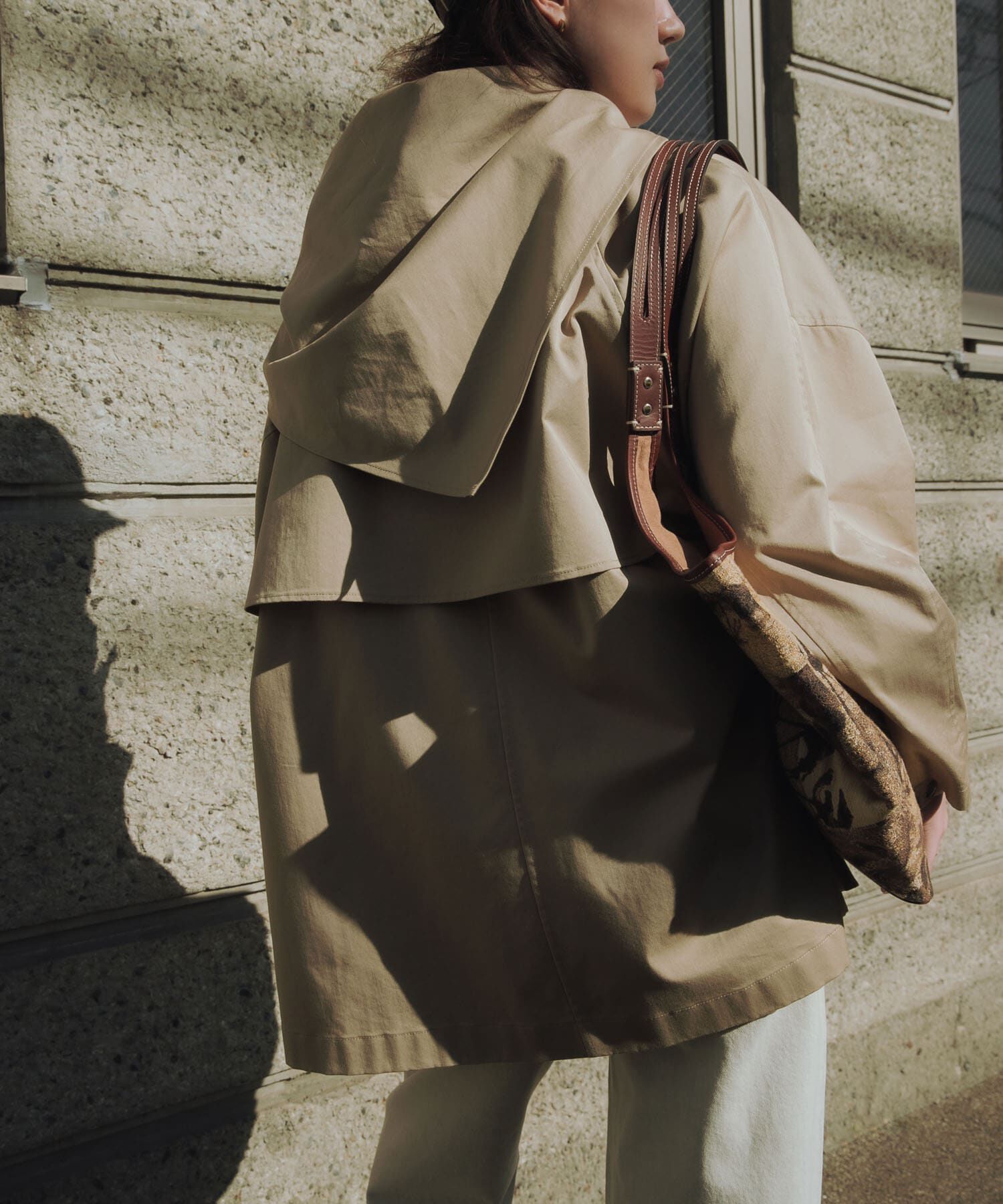 URBAN RESEARCH「スタンドカラーミドル丈トレンチコート」|トレンチコート|