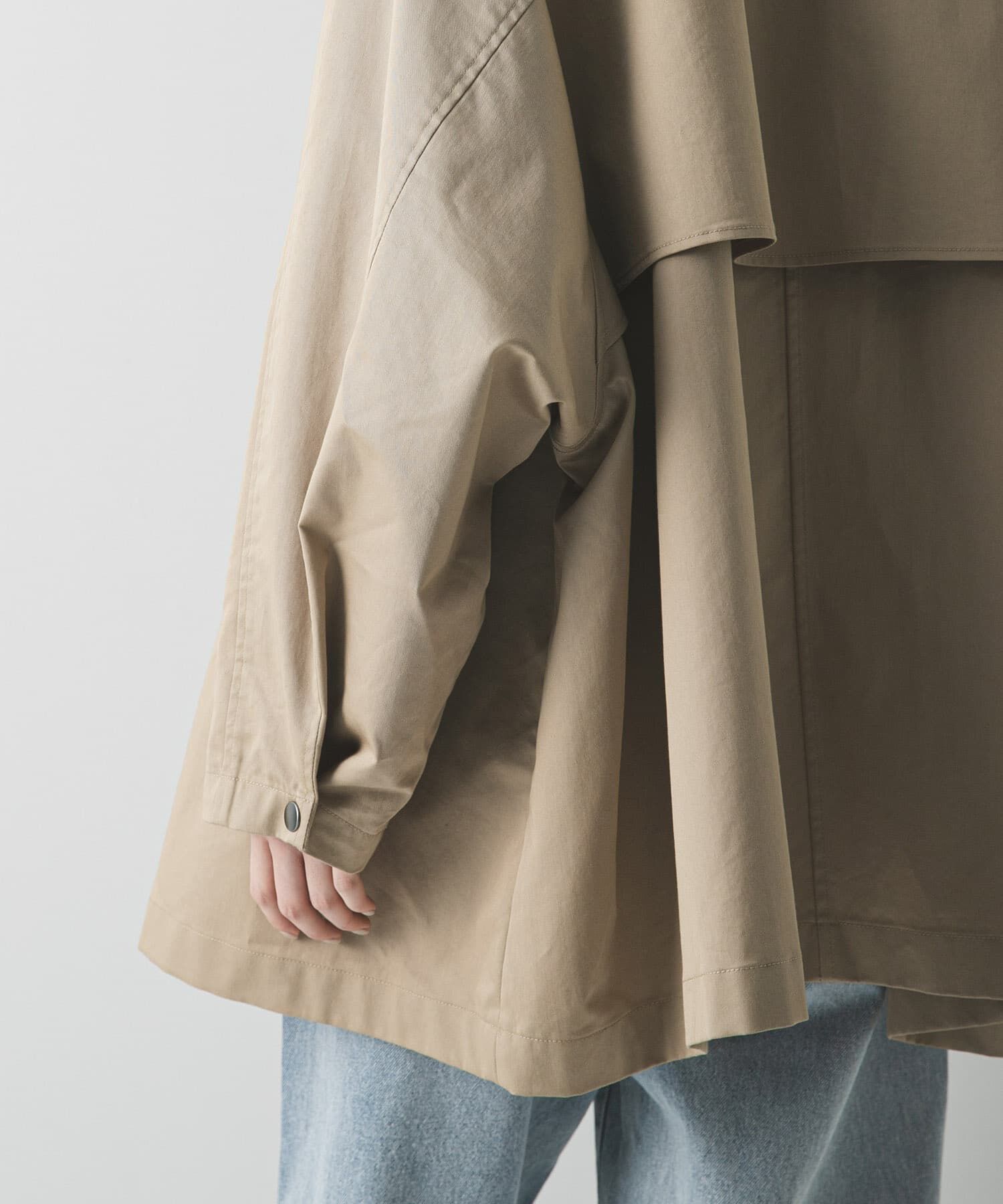 URBAN RESEARCH「スタンドカラーミドル丈トレンチコート」|トレンチコート|