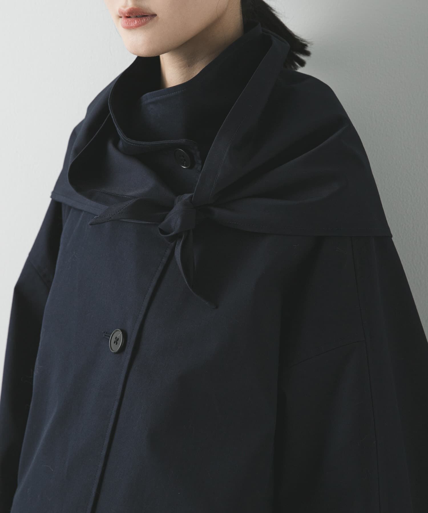 URBAN RESEARCH「スタンドカラーミドル丈トレンチコート」|トレンチコート|