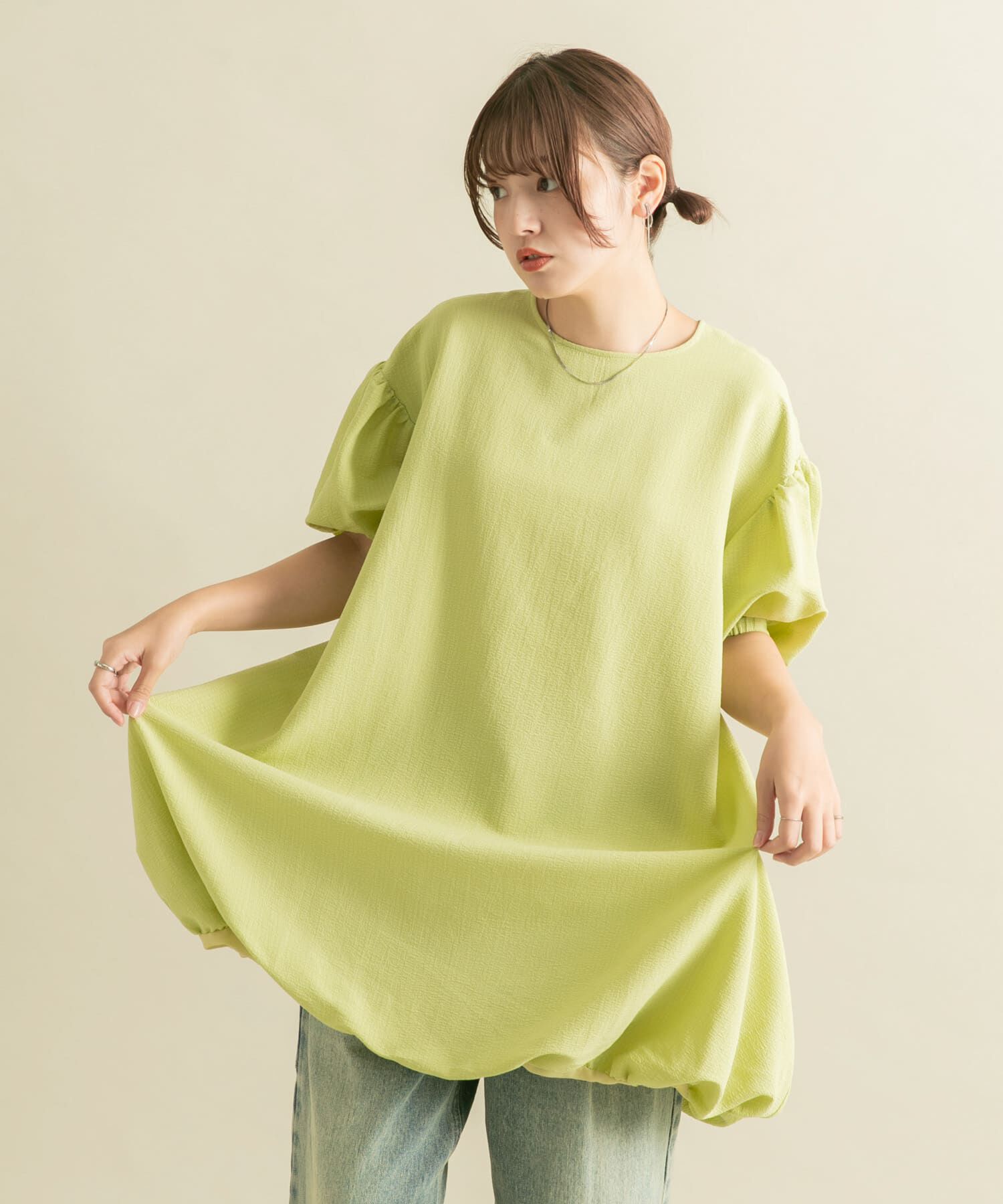  「バルーンミニワンピース」|ワンピース|