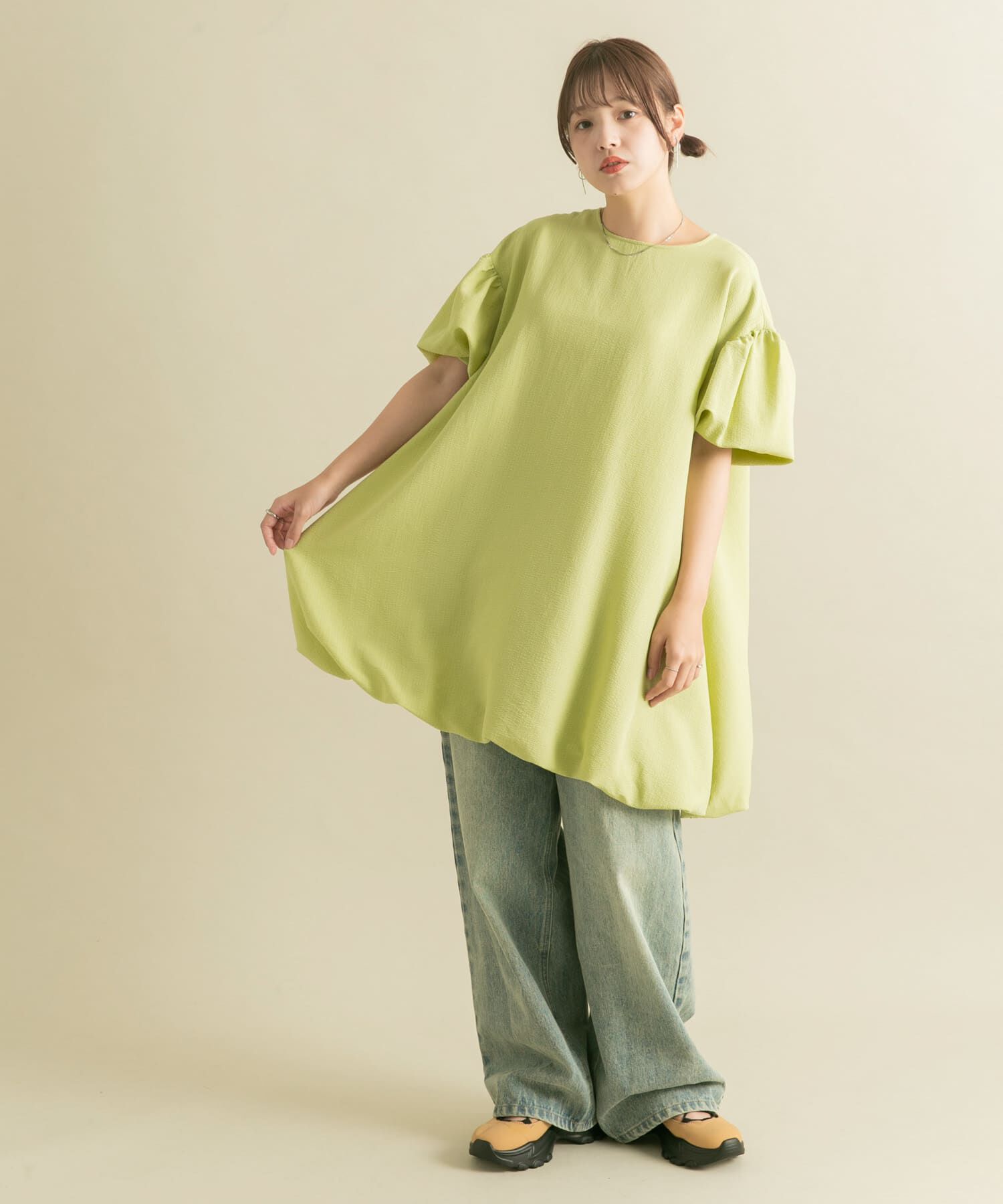  「バルーンミニワンピース」|ワンピース|