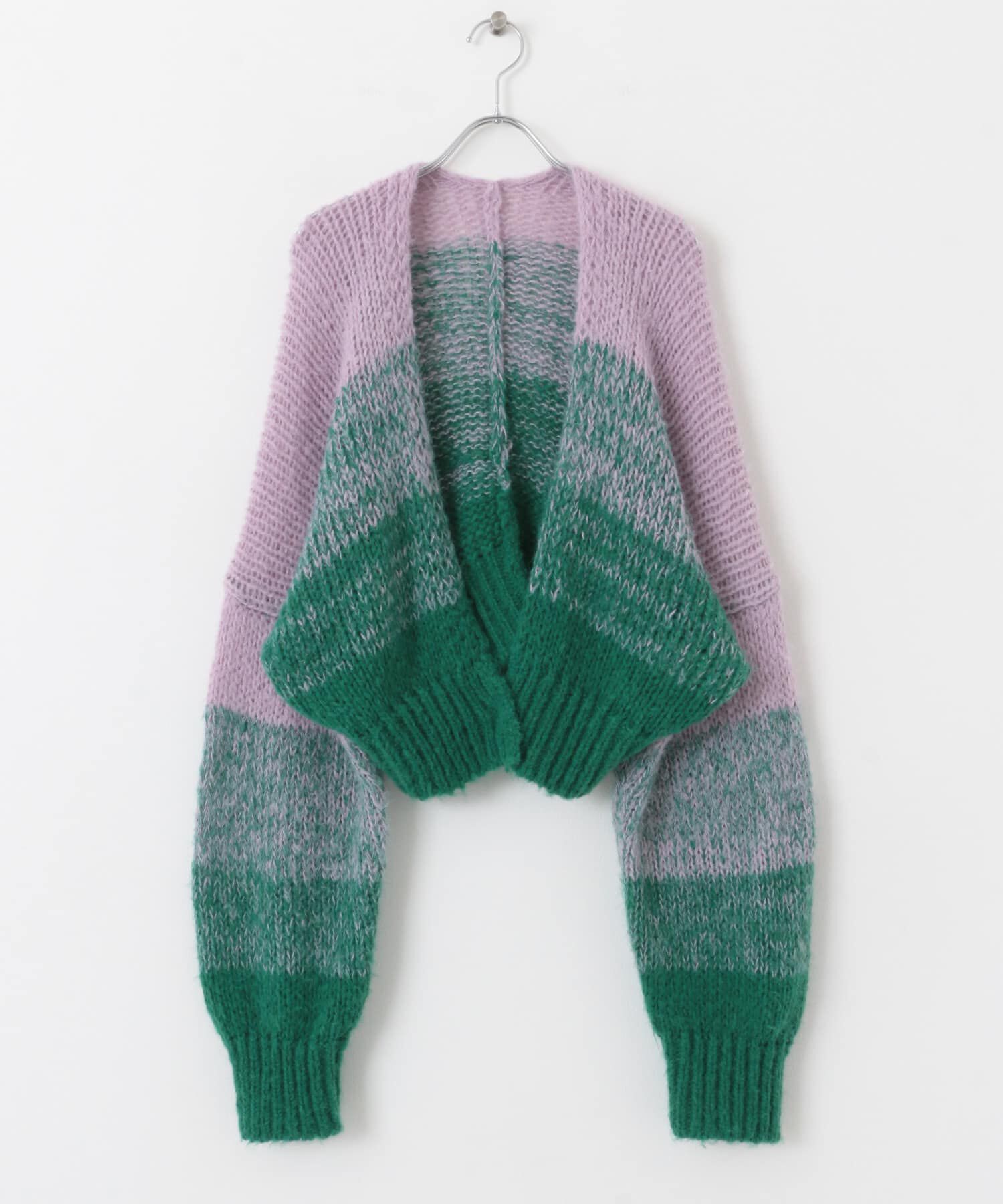  「『WEB/一部店舗限定』グラデーションショートカーディガン」|カーディガン|