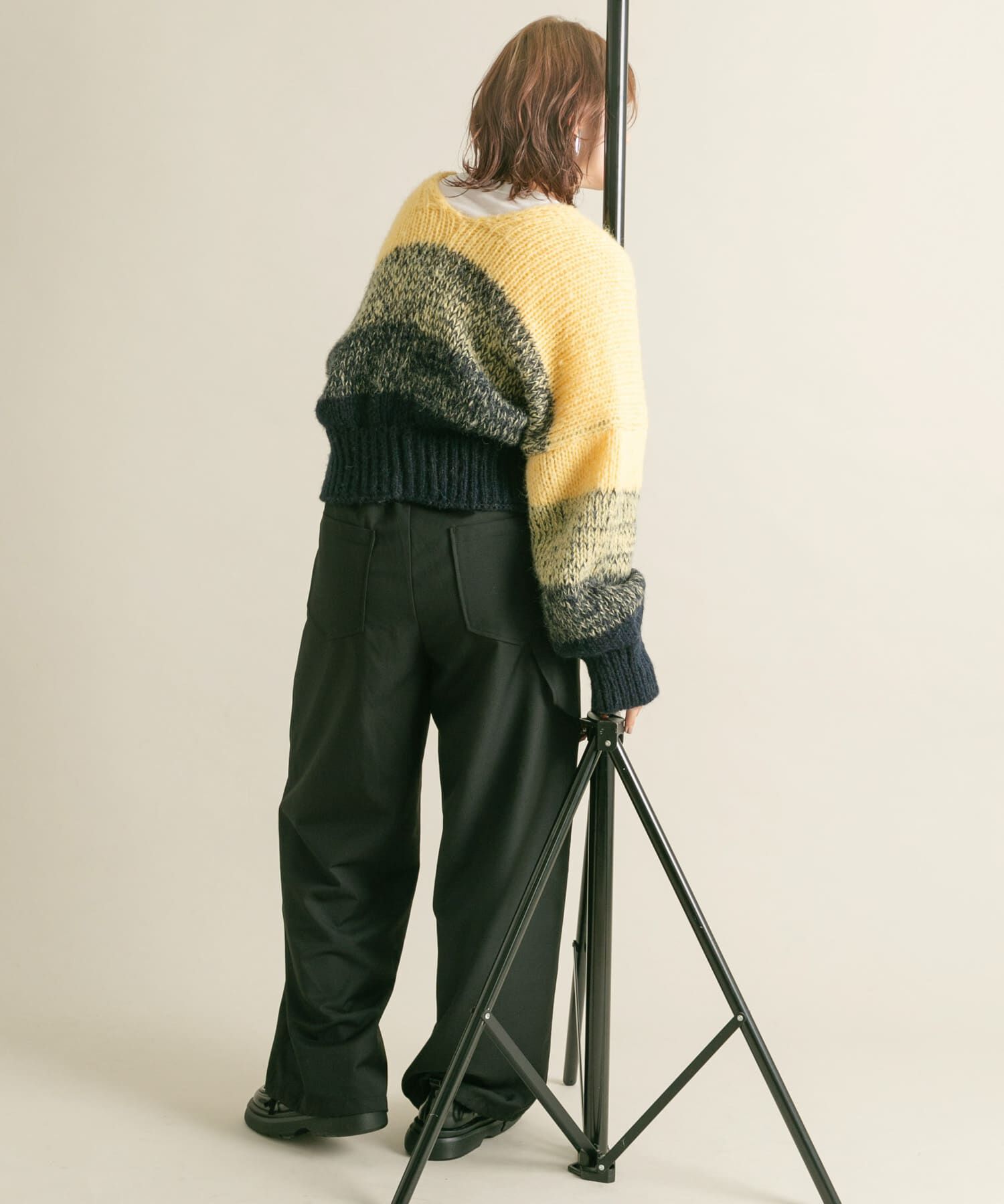  「『WEB/一部店舗限定』グラデーションショートカーディガン」|カーディガン|