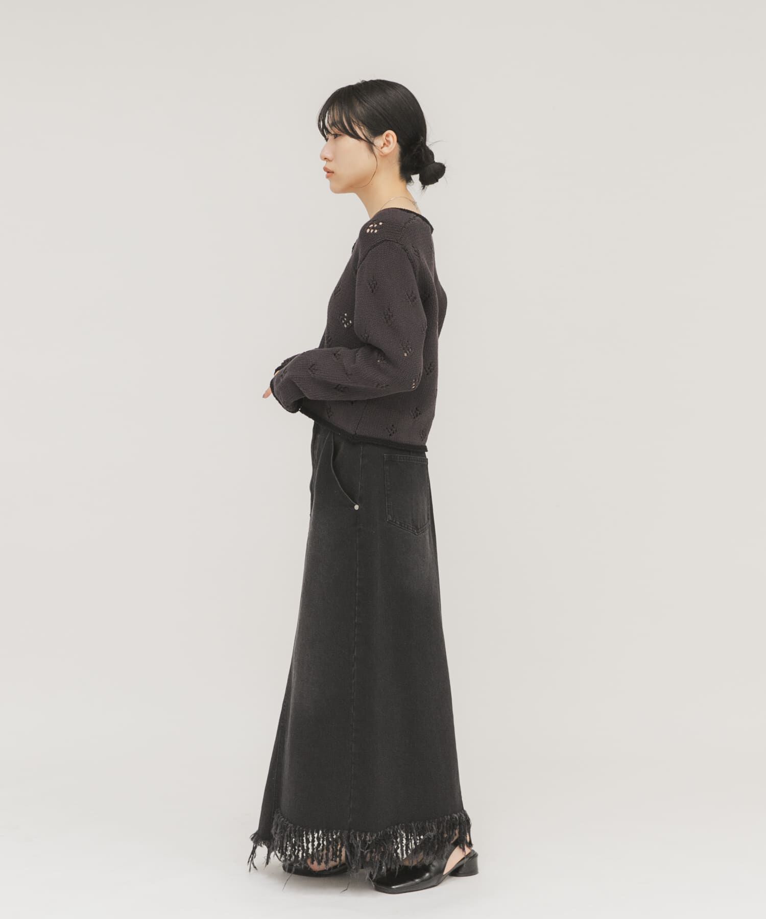  「アイレットコンパクトカーディガン」|カーディガン|