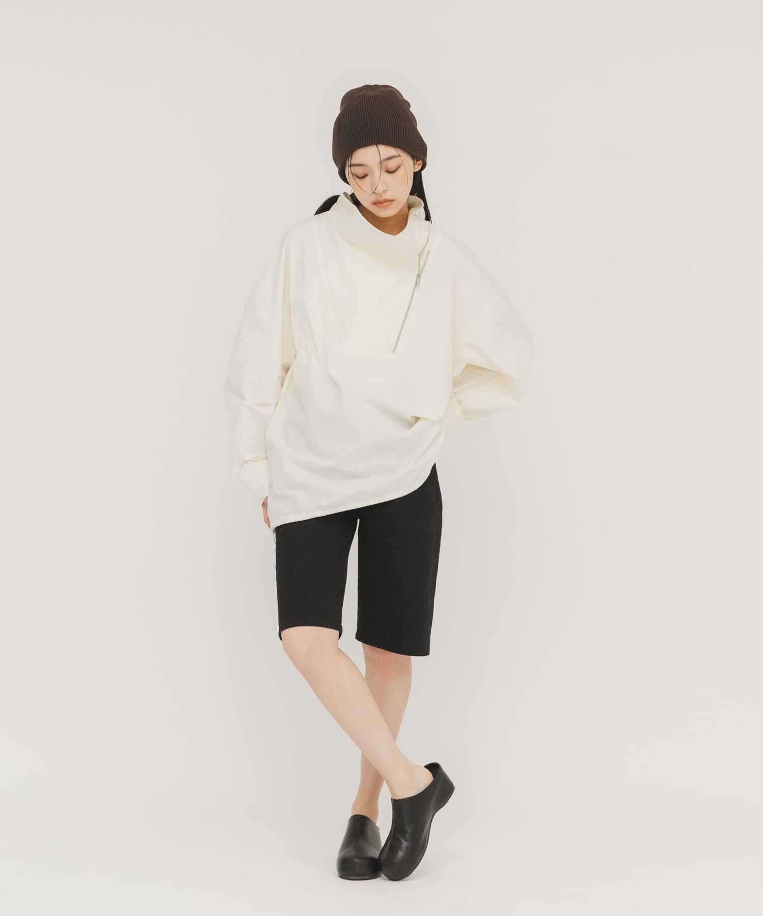  「リブニットビーニー」|ニット帽|