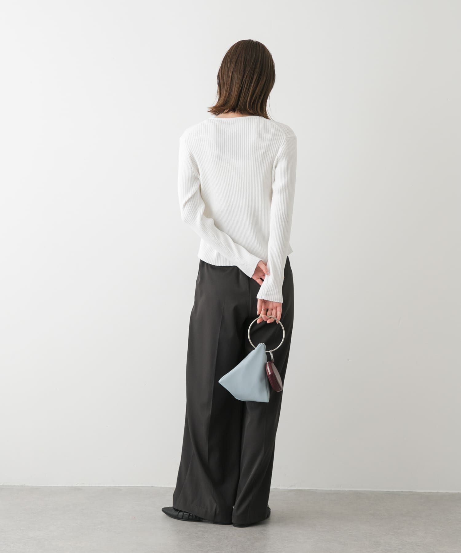 SENSE OF PLACE by URBAN RESEARCH「サイドタックコンパクトリブカーディガン」|カーディガン|