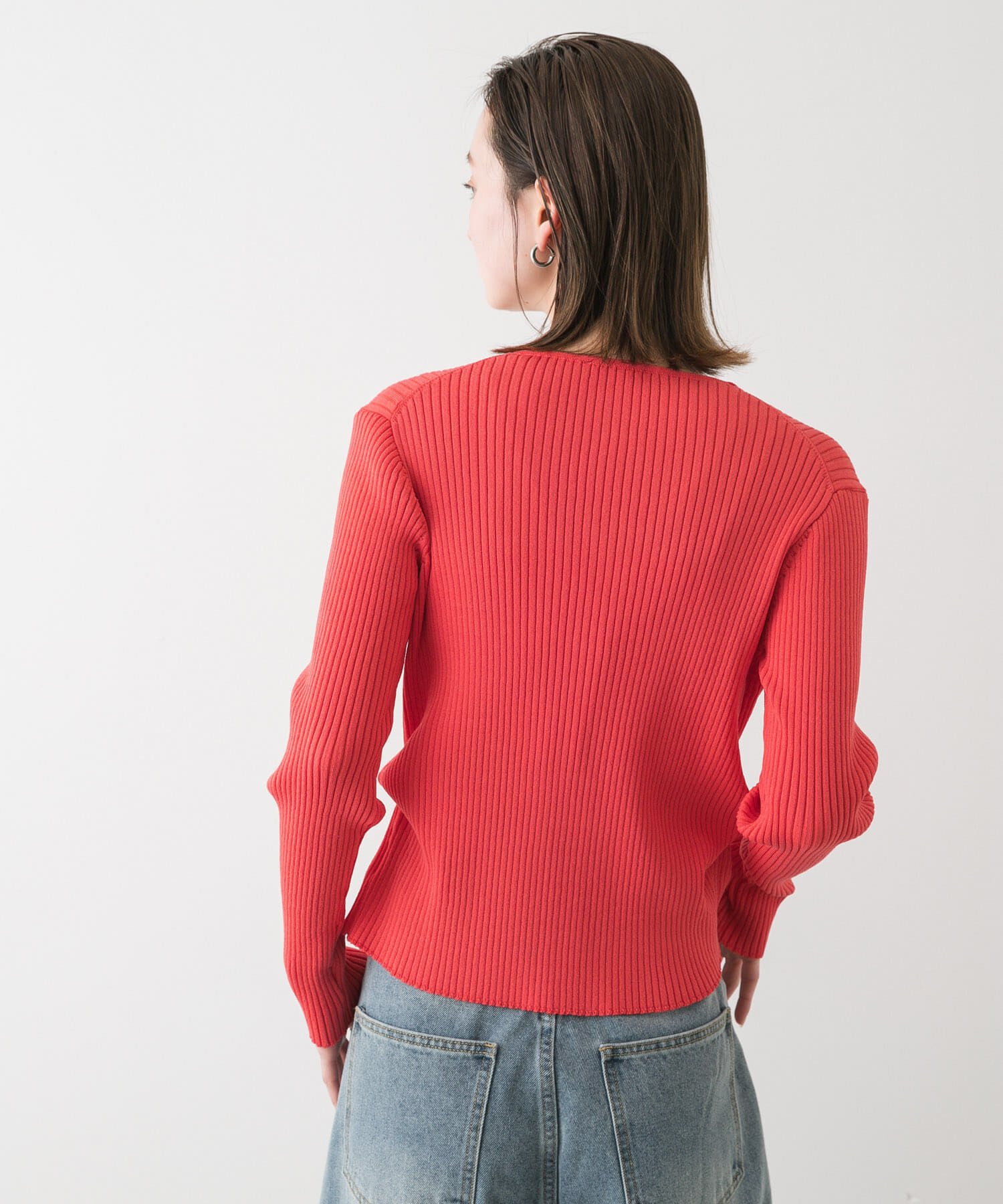 SENSE OF PLACE by URBAN RESEARCH「サイドタックコンパクトリブカーディガン」|カーディガン|