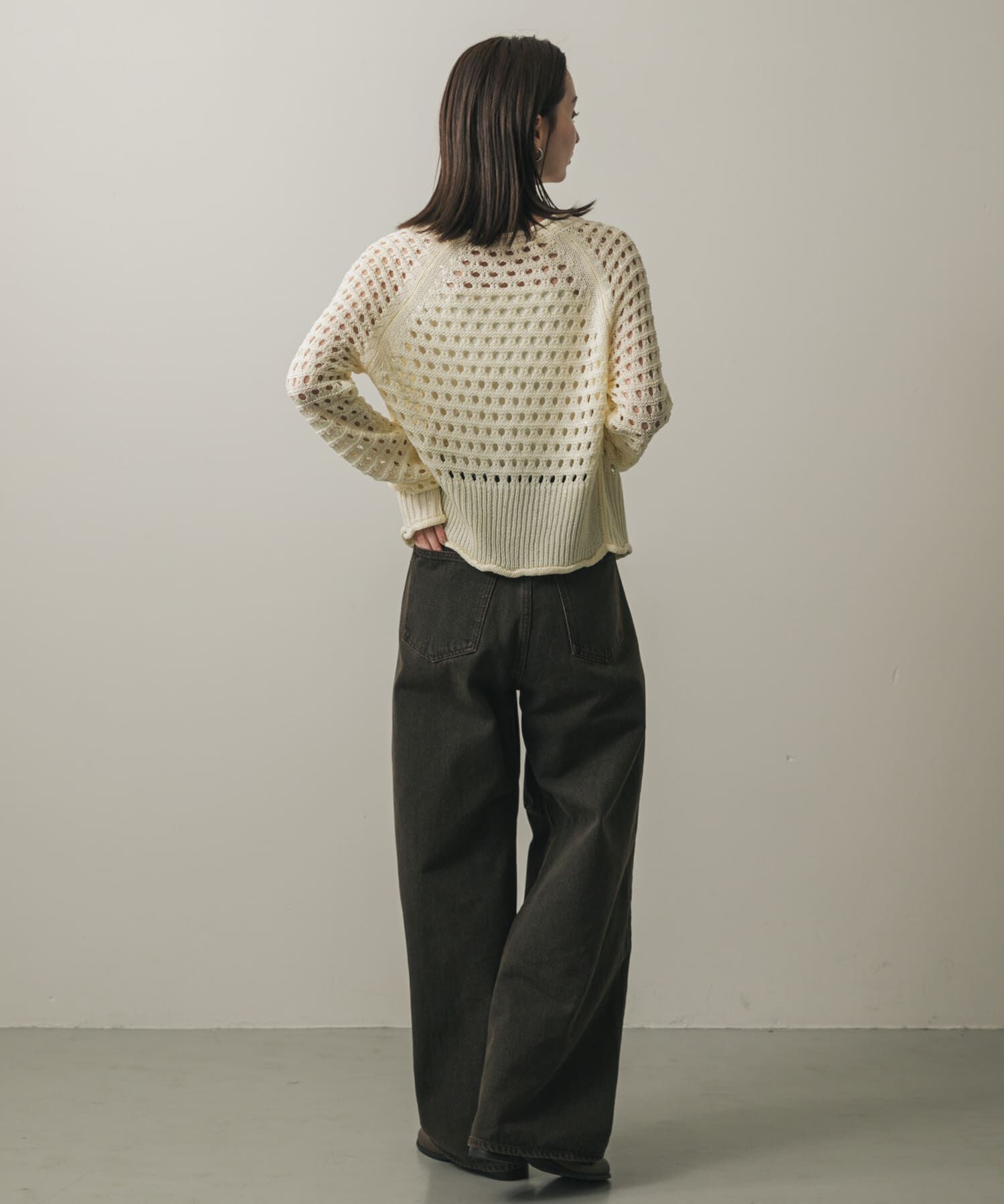 SENSE OF PLACE by URBAN RESEARCH「スパンコールメッシュカーディガン」|カーディガン|