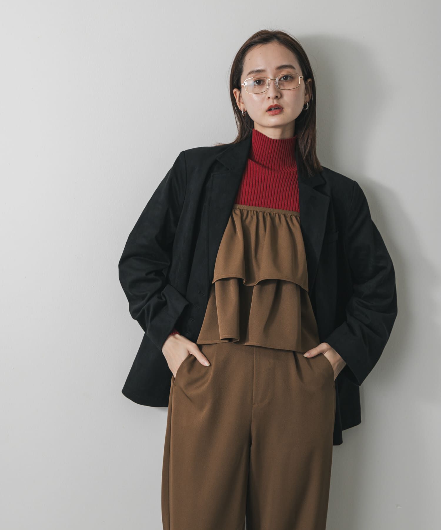 SENSE OF PLACE by URBAN RESEARCH「マルチウェイフリルレイヤードパンツ」|その他|