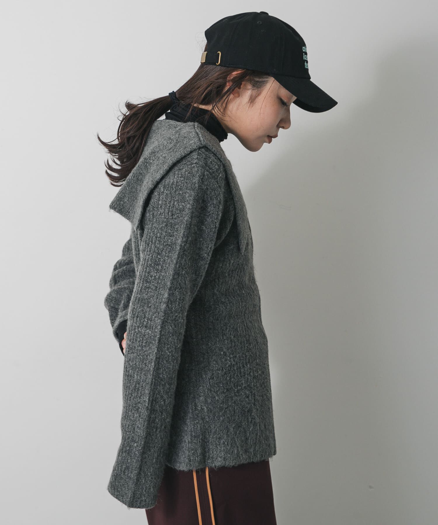 SENSE OF PLACE by URBAN RESEARCH「『洗濯可』ドロップカラージップセーター」|カーディガン|