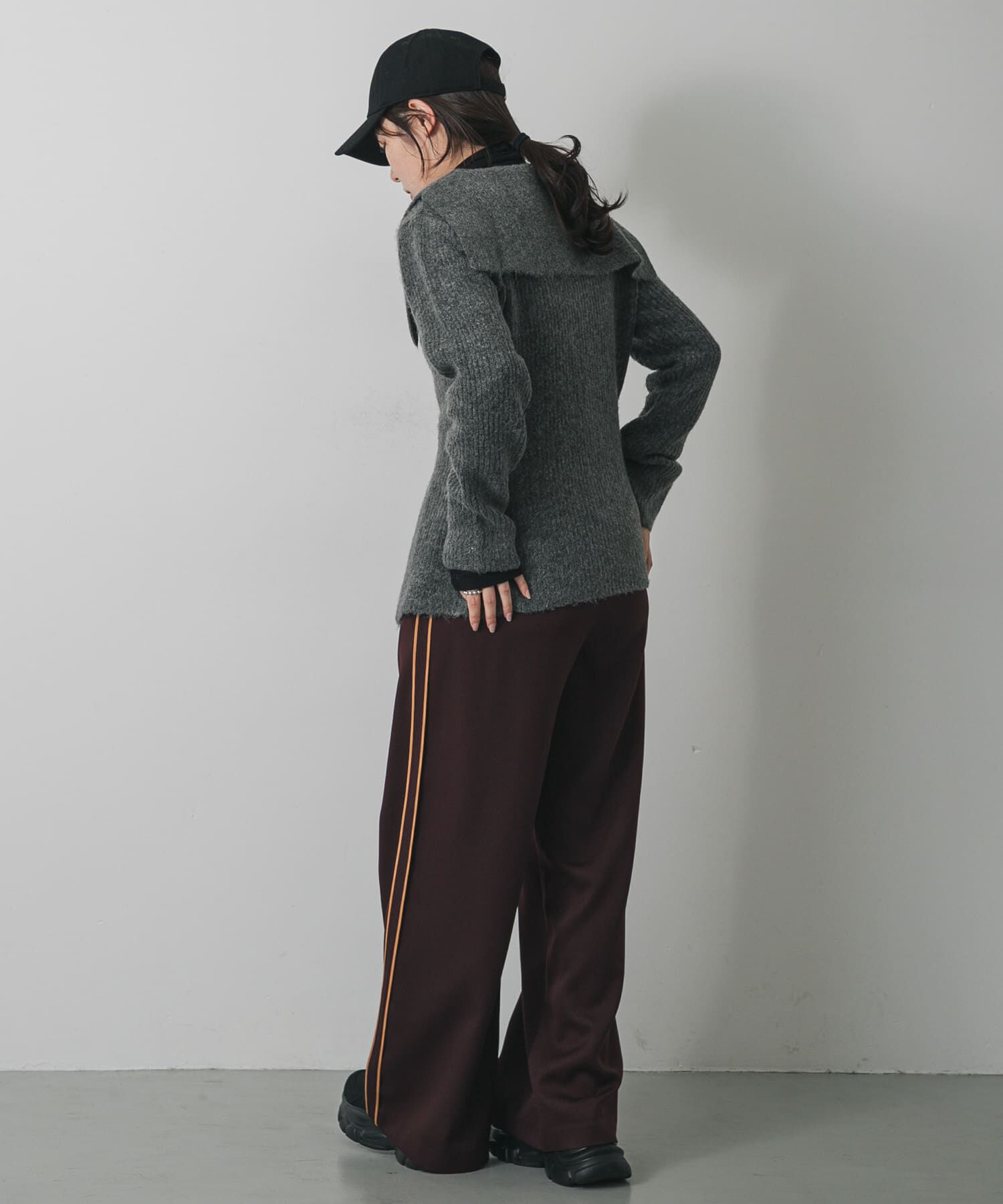 SENSE OF PLACE by URBAN RESEARCH「『洗濯可』ドロップカラージップセーター」|カーディガン|