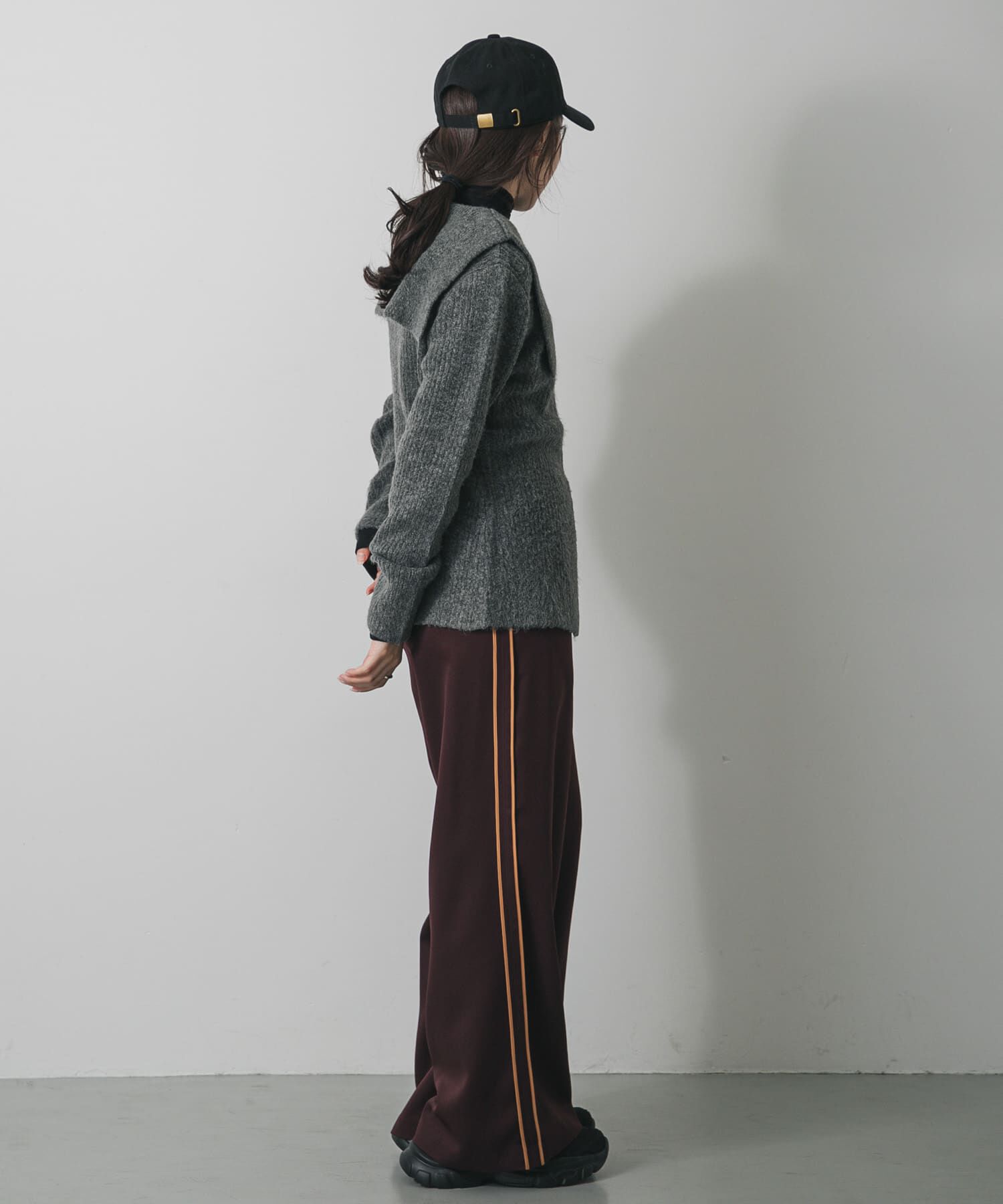 SENSE OF PLACE by URBAN RESEARCH「『洗濯可』ドロップカラージップセーター」|カーディガン|