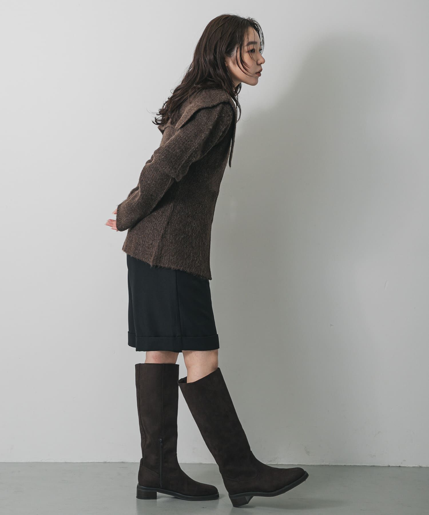 SENSE OF PLACE by URBAN RESEARCH「『洗濯可』ドロップカラージップセーター」|カーディガン|