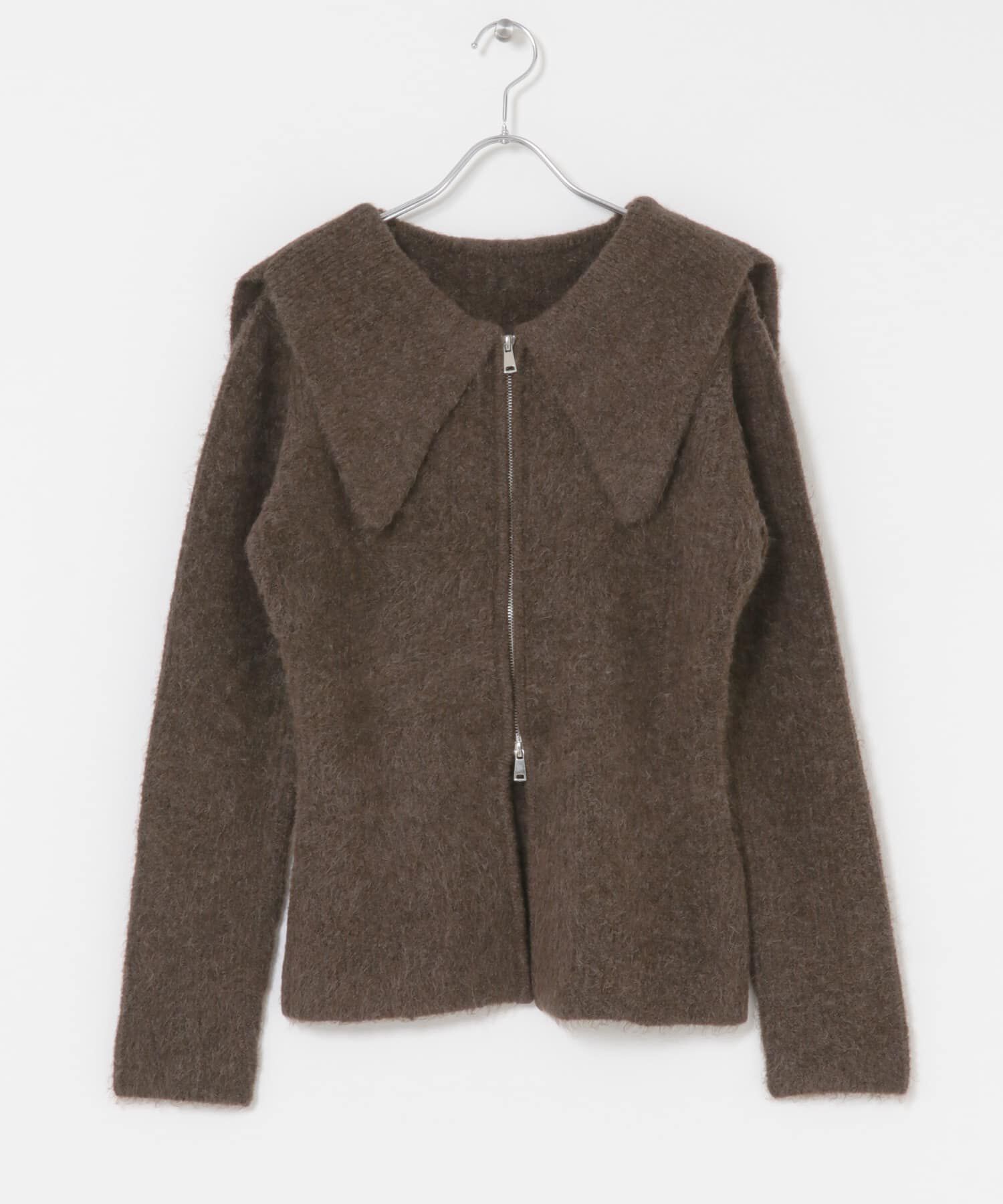 SENSE OF PLACE by URBAN RESEARCH「『洗濯可』ドロップカラージップセーター」|カーディガン|