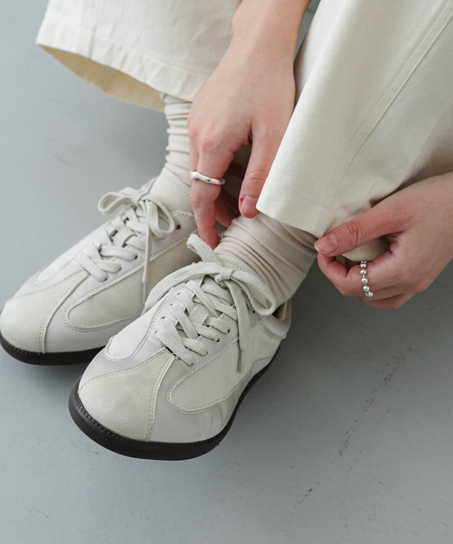 SENSE OF PLACE by URBAN RESEARCH「『抗菌/消臭』コンビジャーマントレーナースニーカー」|スニーカー|