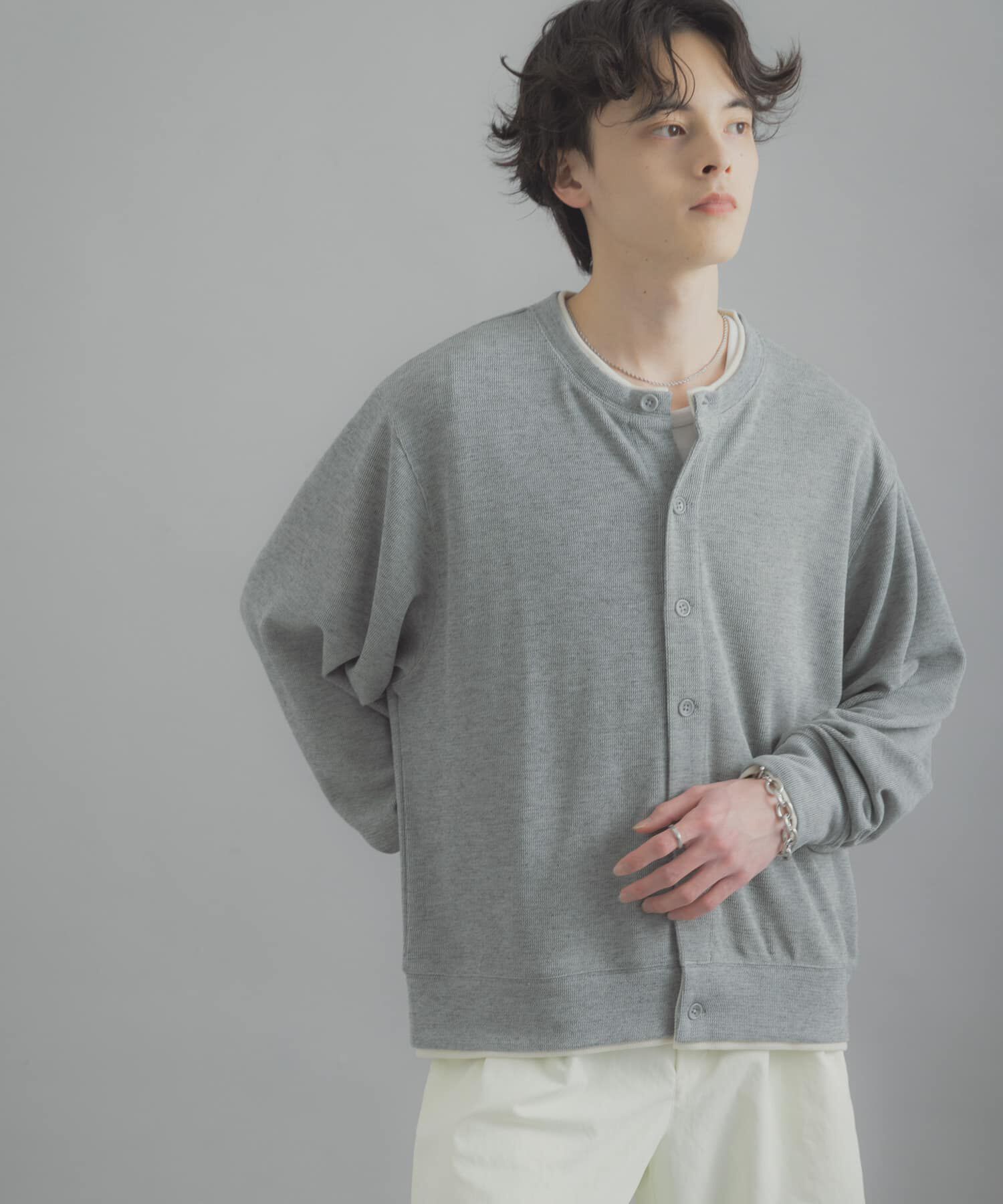 SENSE OF PLACE by URBAN RESEARCH「フェイクレイヤードクルーネックカーディガン」|カーディガン|