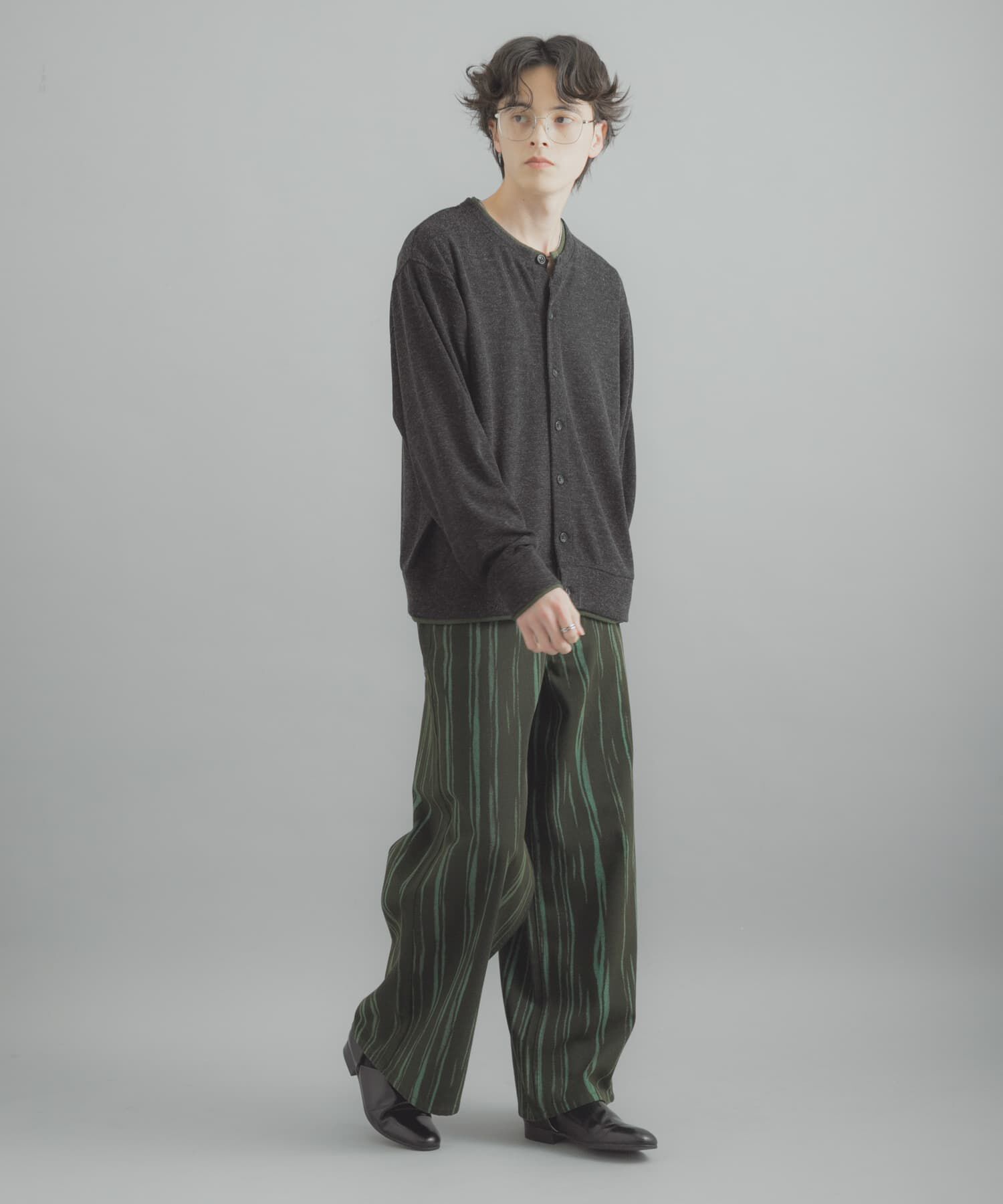 SENSE OF PLACE by URBAN RESEARCH「フェイクレイヤードクルーネックカーディガン」|カーディガン|