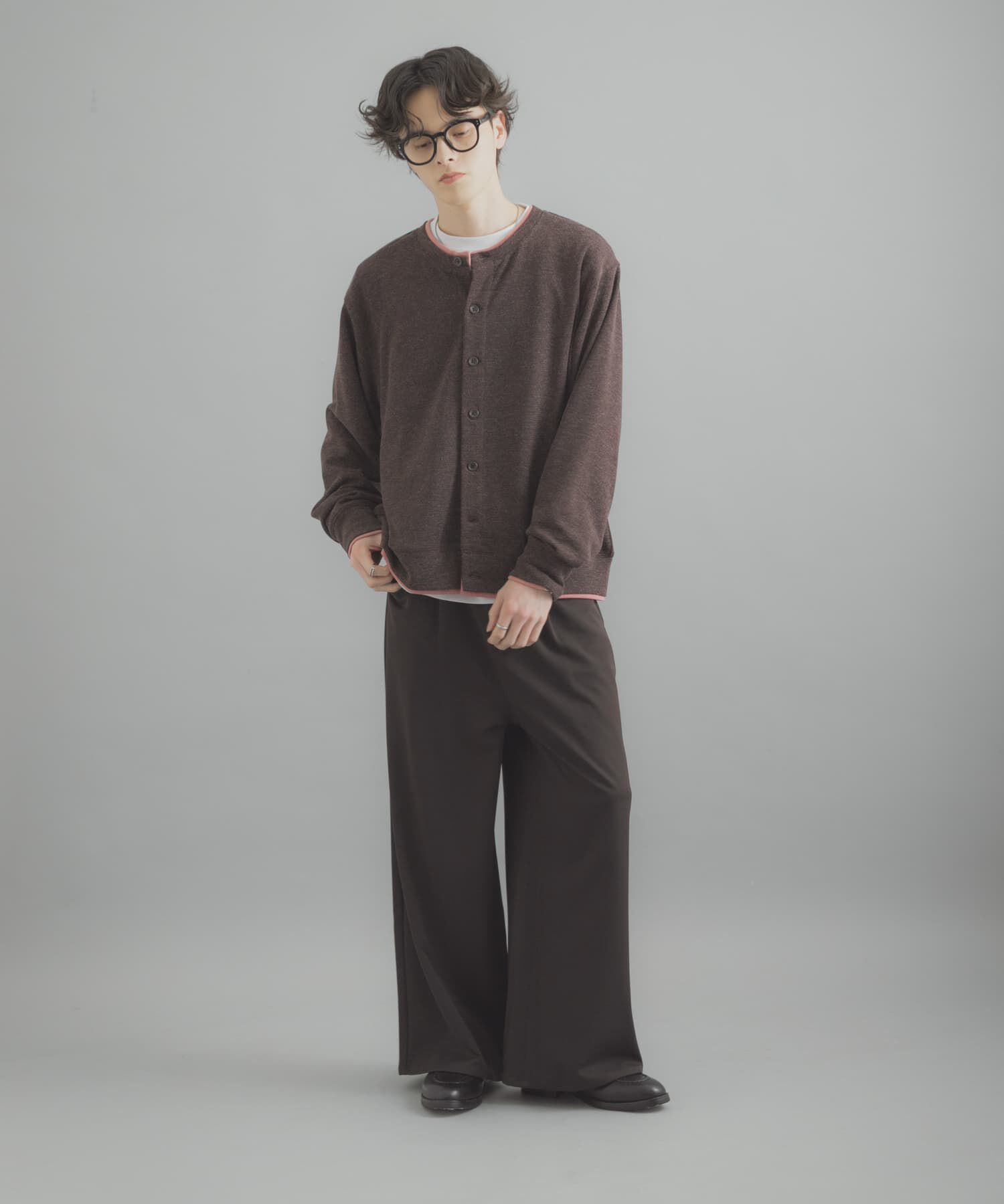 SENSE OF PLACE by URBAN RESEARCH「フェイクレイヤードクルーネックカーディガン」|カーディガン|