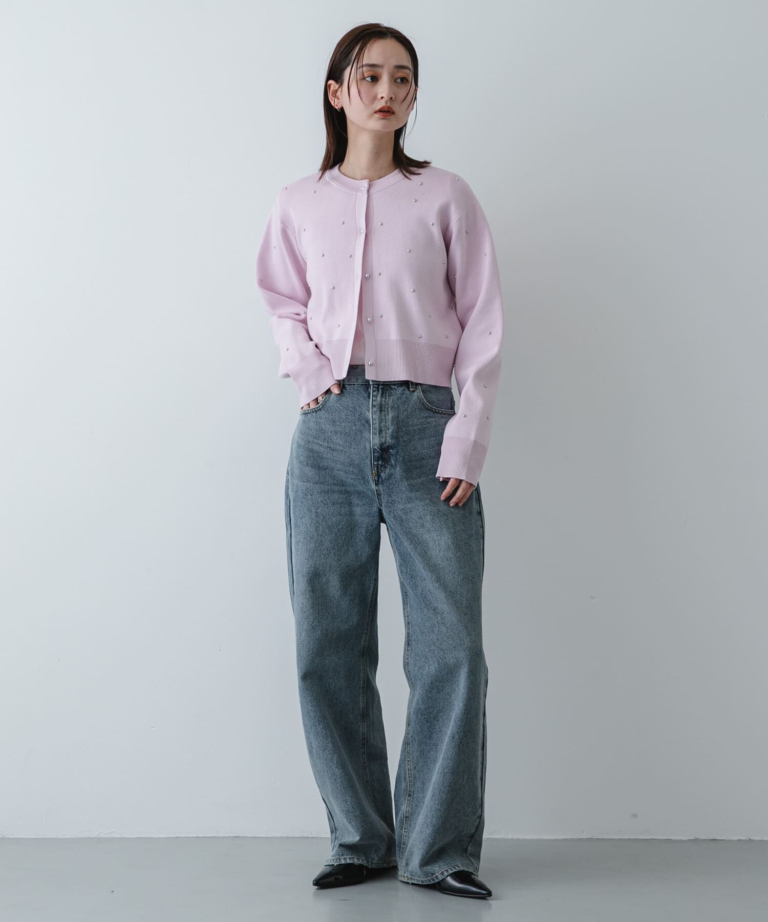 SENSE OF PLACE by URBAN RESEARCH「『洗濯可』ボールビーズカーディガン」|カーディガン|
