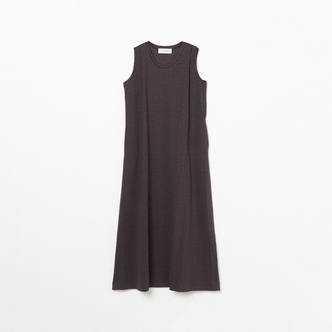 HELIOPOLE「HELIOPOLE NATURAL LINEN DRESS」|ワンピース|ダークブラウン